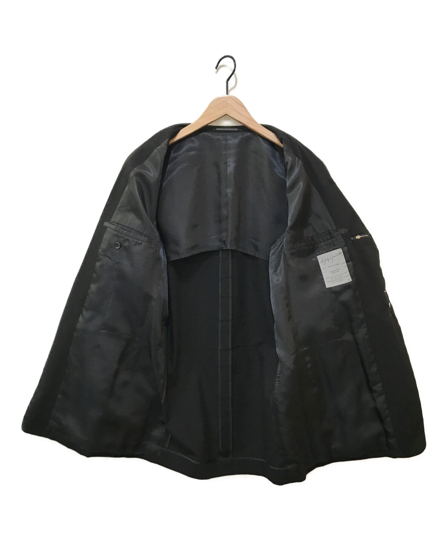 Yohji Yamamoto Pour Homme 01SS ซิปหลุม 3B แจ็คเก็ต HX-Y57-023