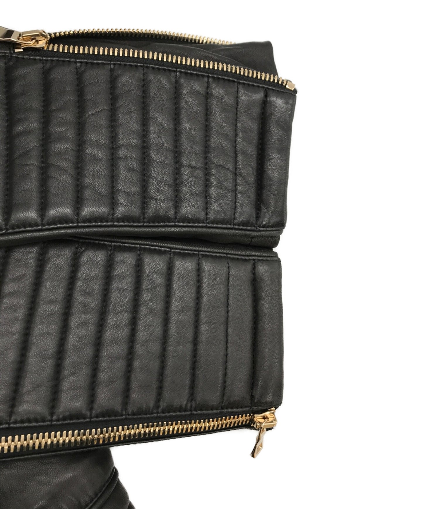 Balmain Leather Biker Riders夾克W7H2044P005