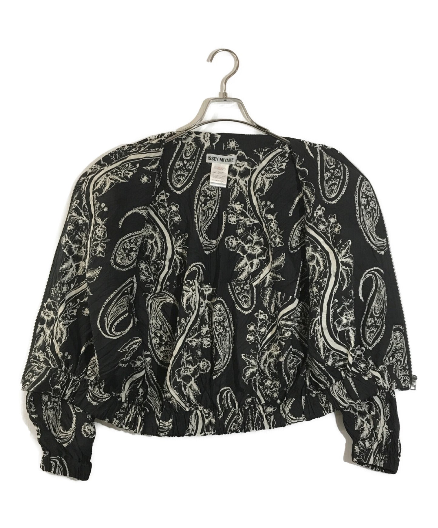 Issey Miyake Light Crped Paisley Jacket IM61-FD702