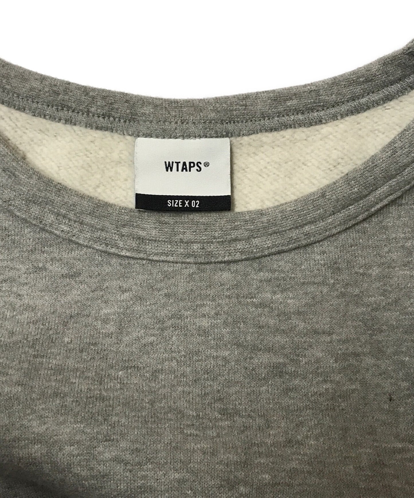 wtaps wtvua 승무원 넥 땀