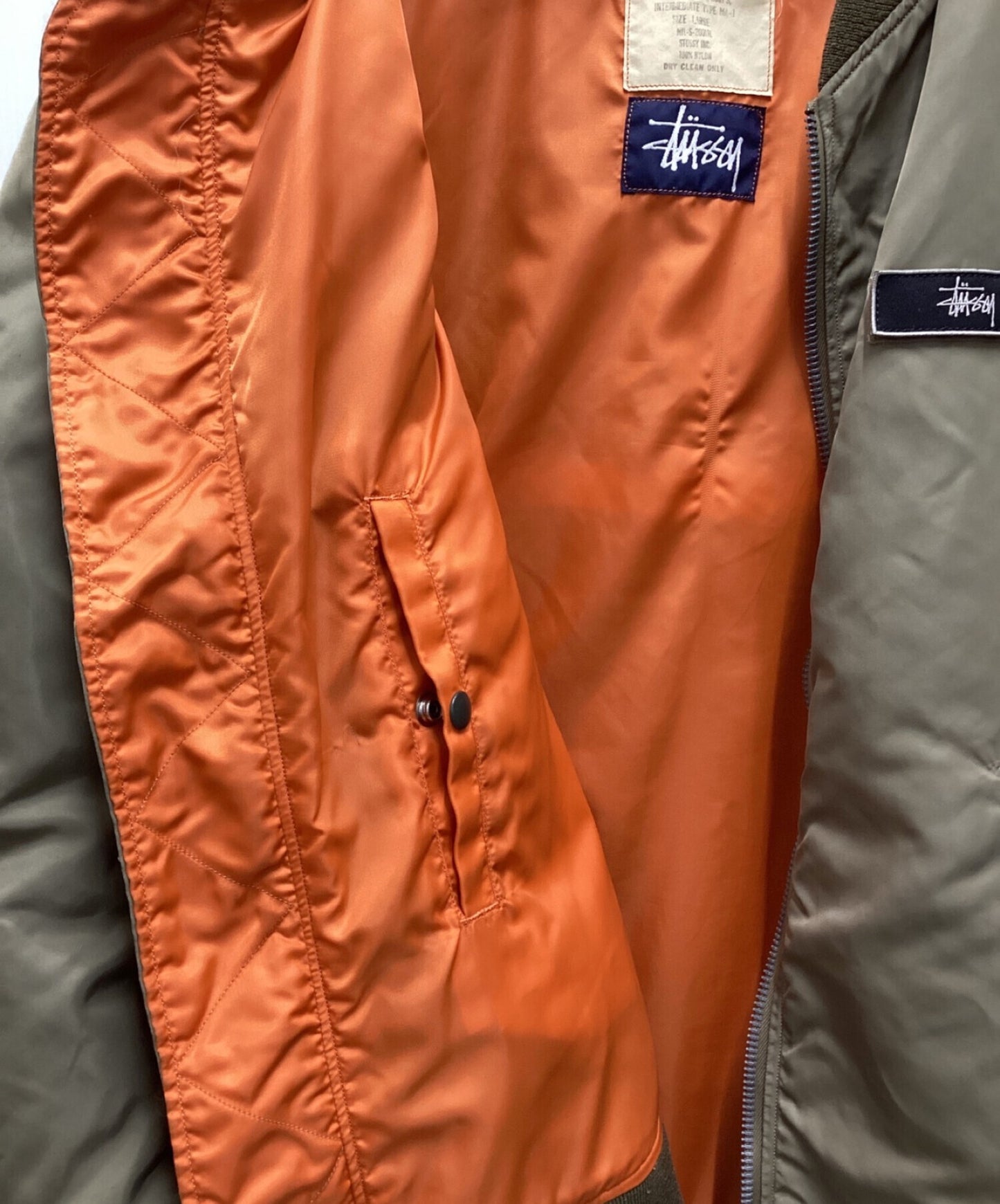 แจ็คเก็ตเก่า Stussy Ma-1