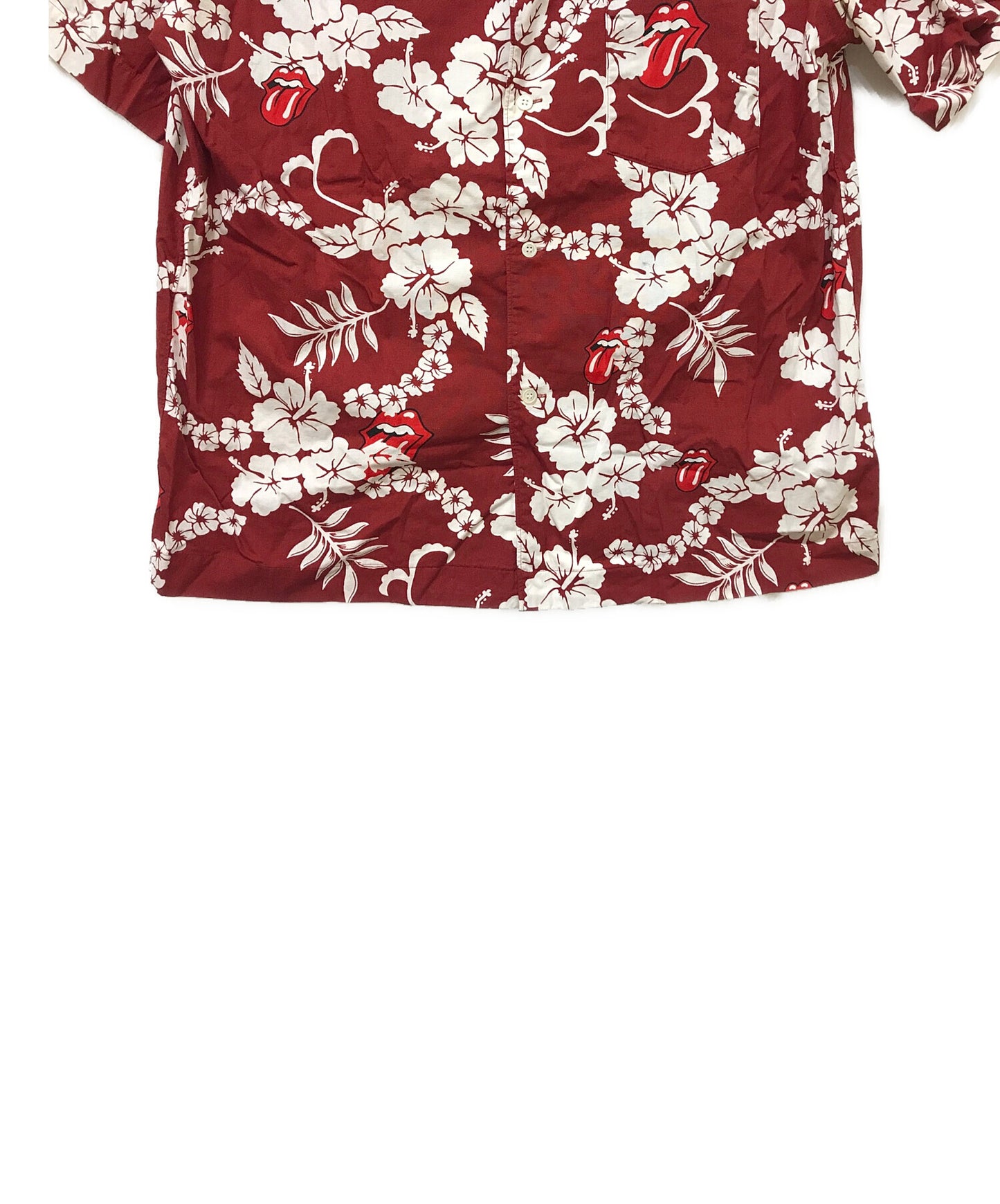 Comme des Garcons Homme + Rolling Stones Collaboration Aloha 셔츠