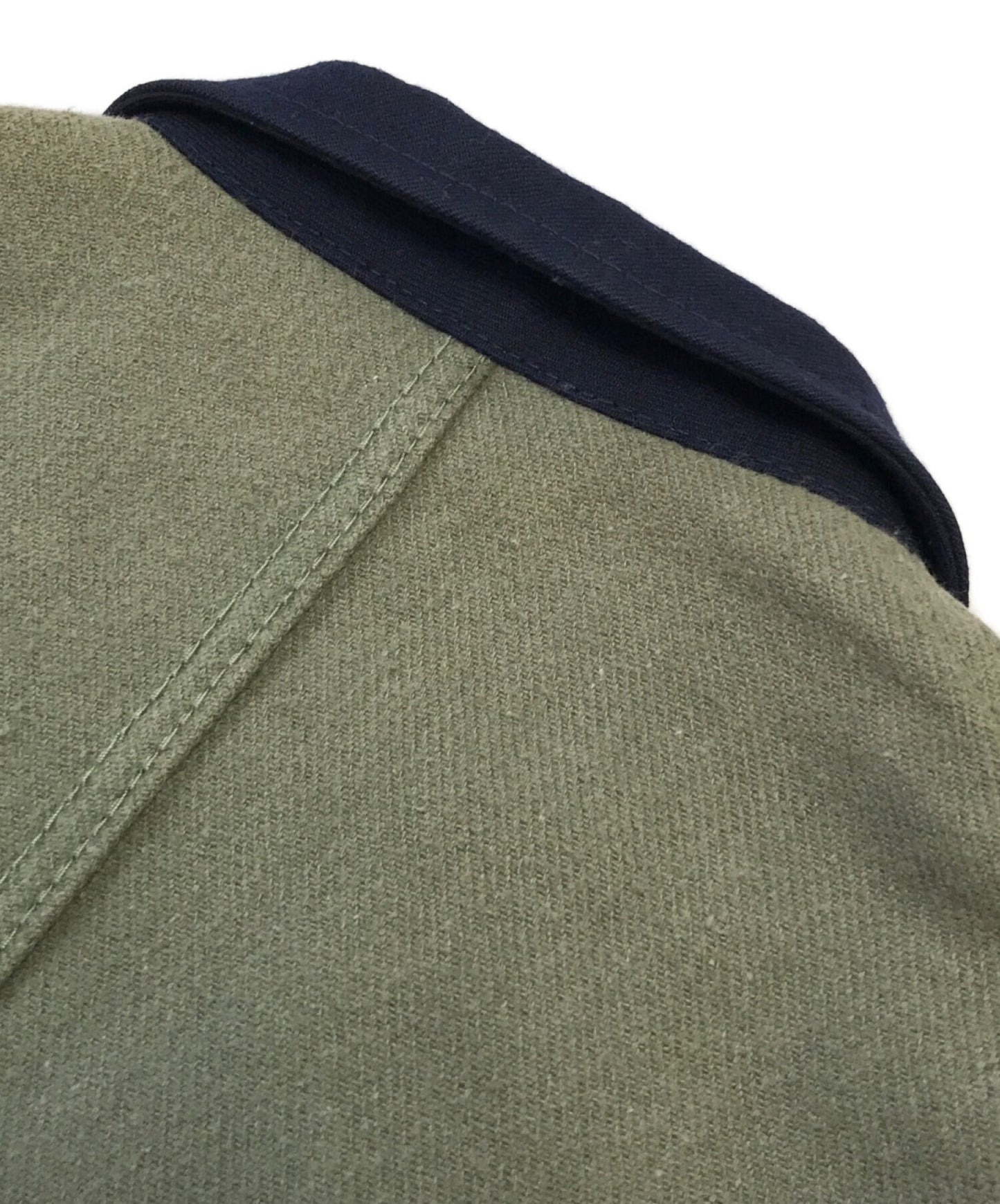 Comme des Garcons Comme des Garcons开关羊毛Gabardine量身定制的外套RF-J010