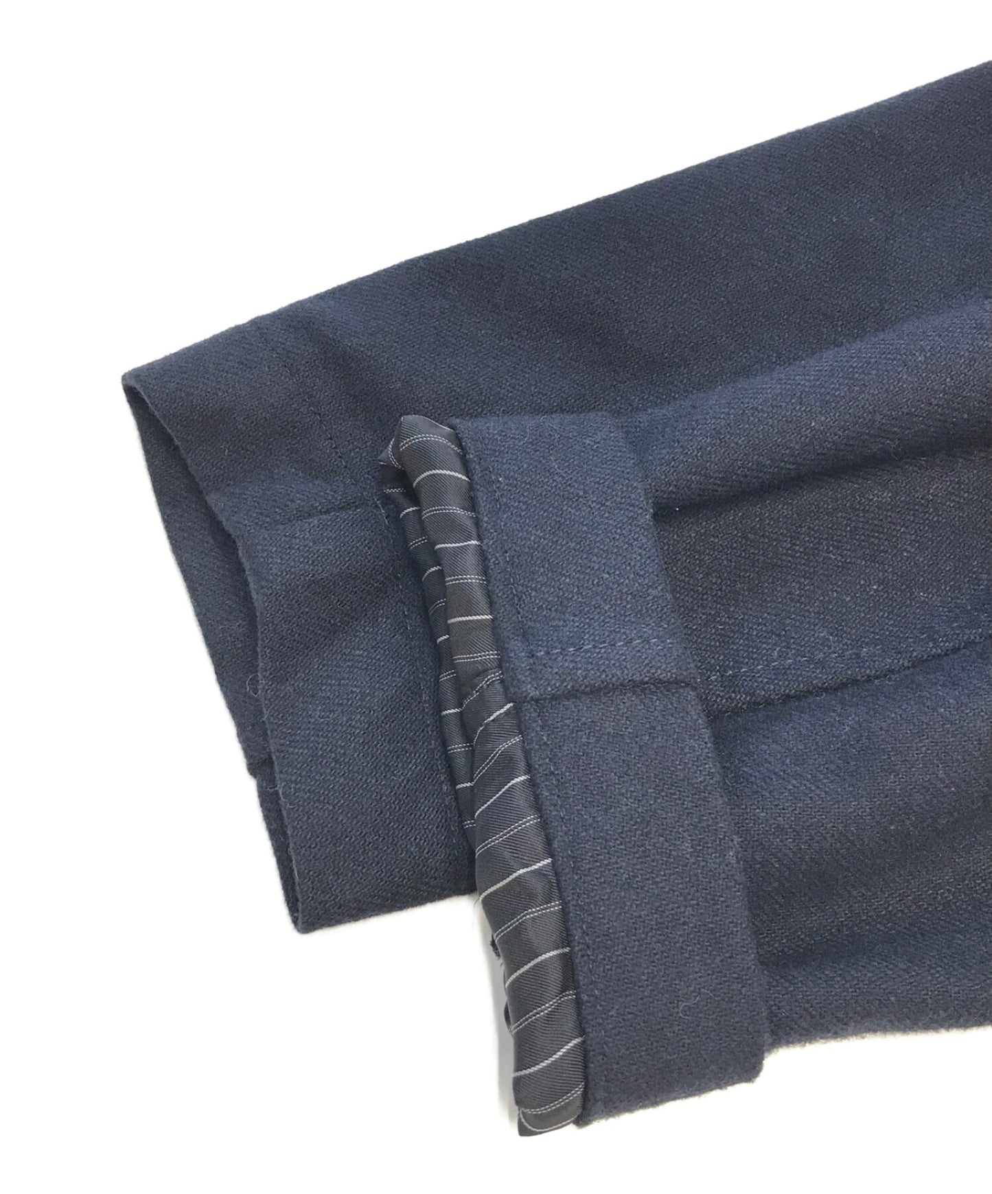 COMME DES GARCONS衬衫多粉混合羊毛缝制夹克W22157