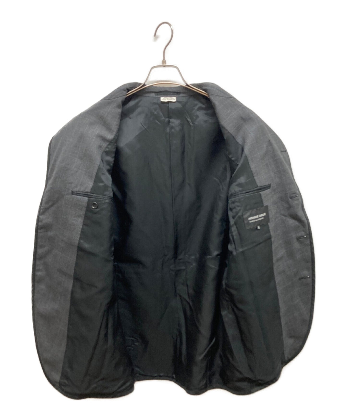 Comme des Garcons Homme Deux拼布量身定制的外套