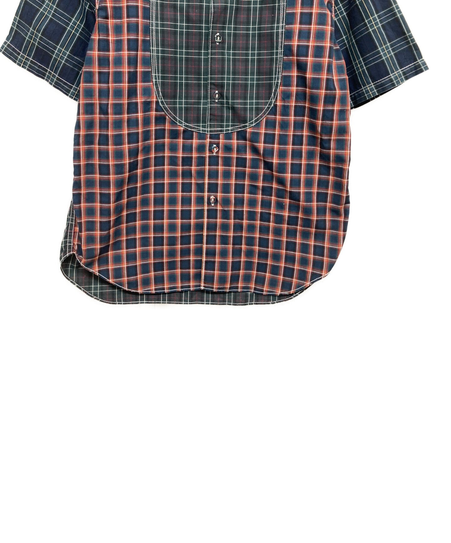 Comme des garcons homme besam crazy check เสื้อเชิ้ต