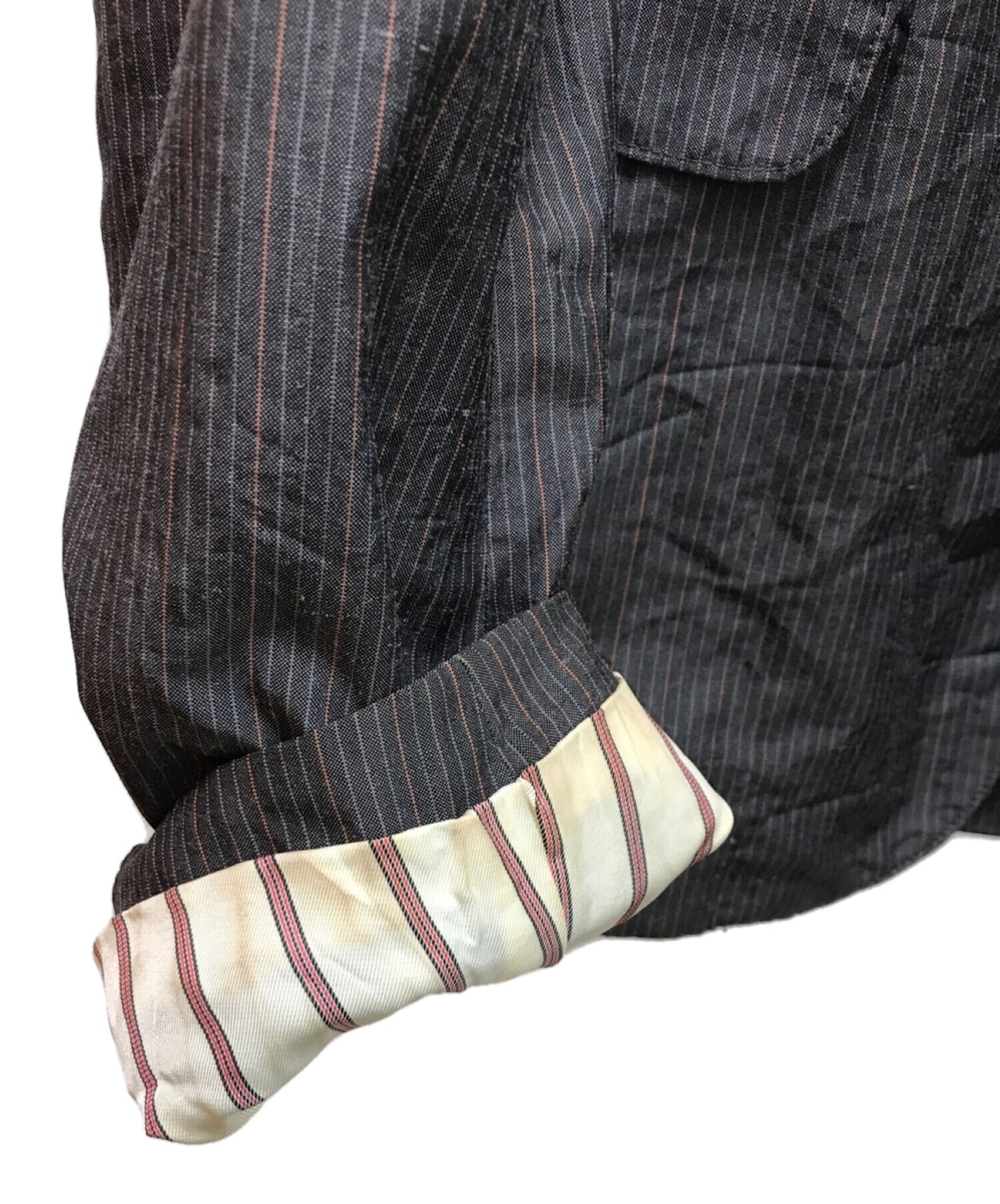 COMME DES GARCONS JUNYA WATANABE MAN LINEN-BLEND量身定制外套WA-J010 AD2007