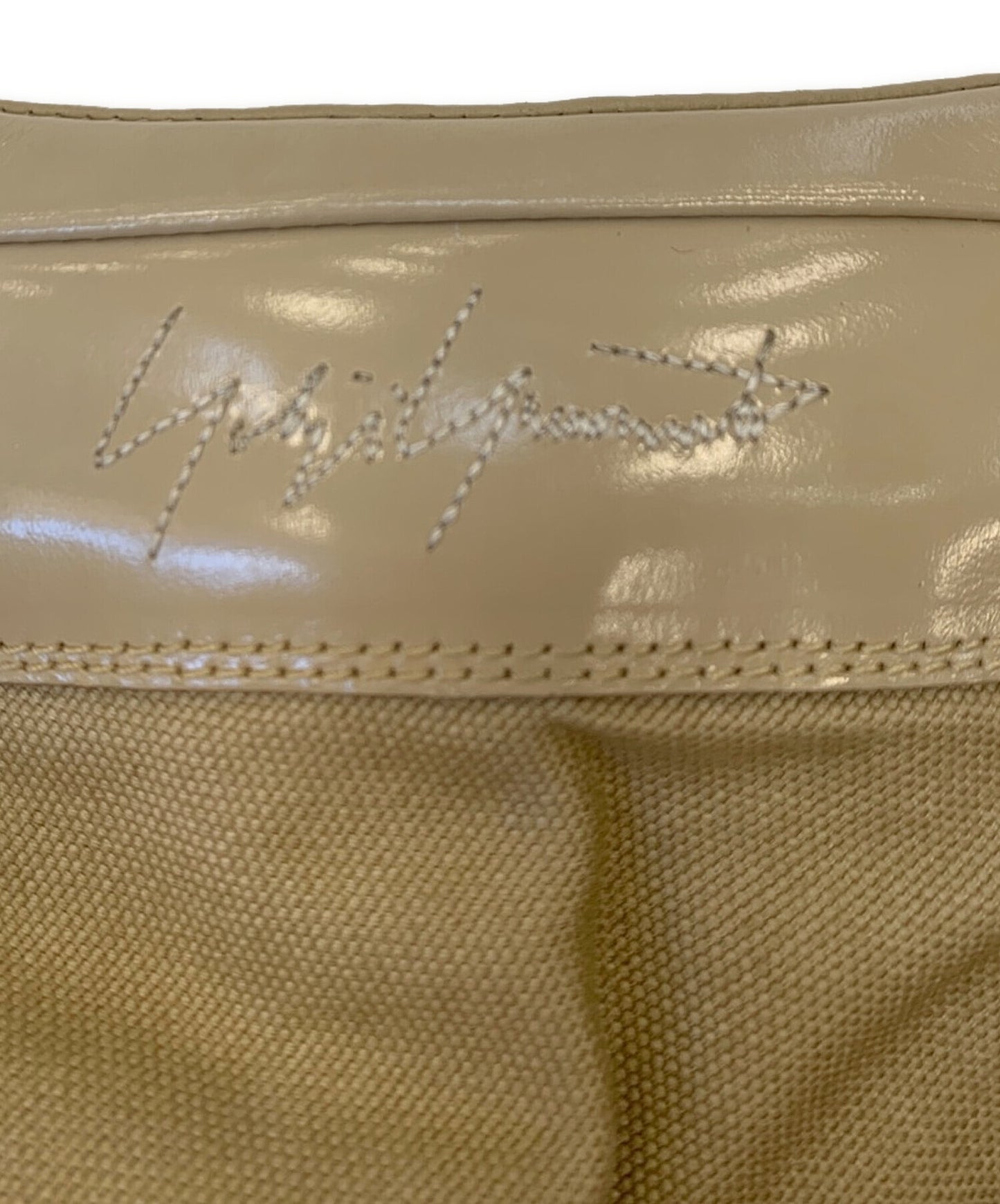 yohji yamamoto 캔버스 레이스 업 부츠 911967