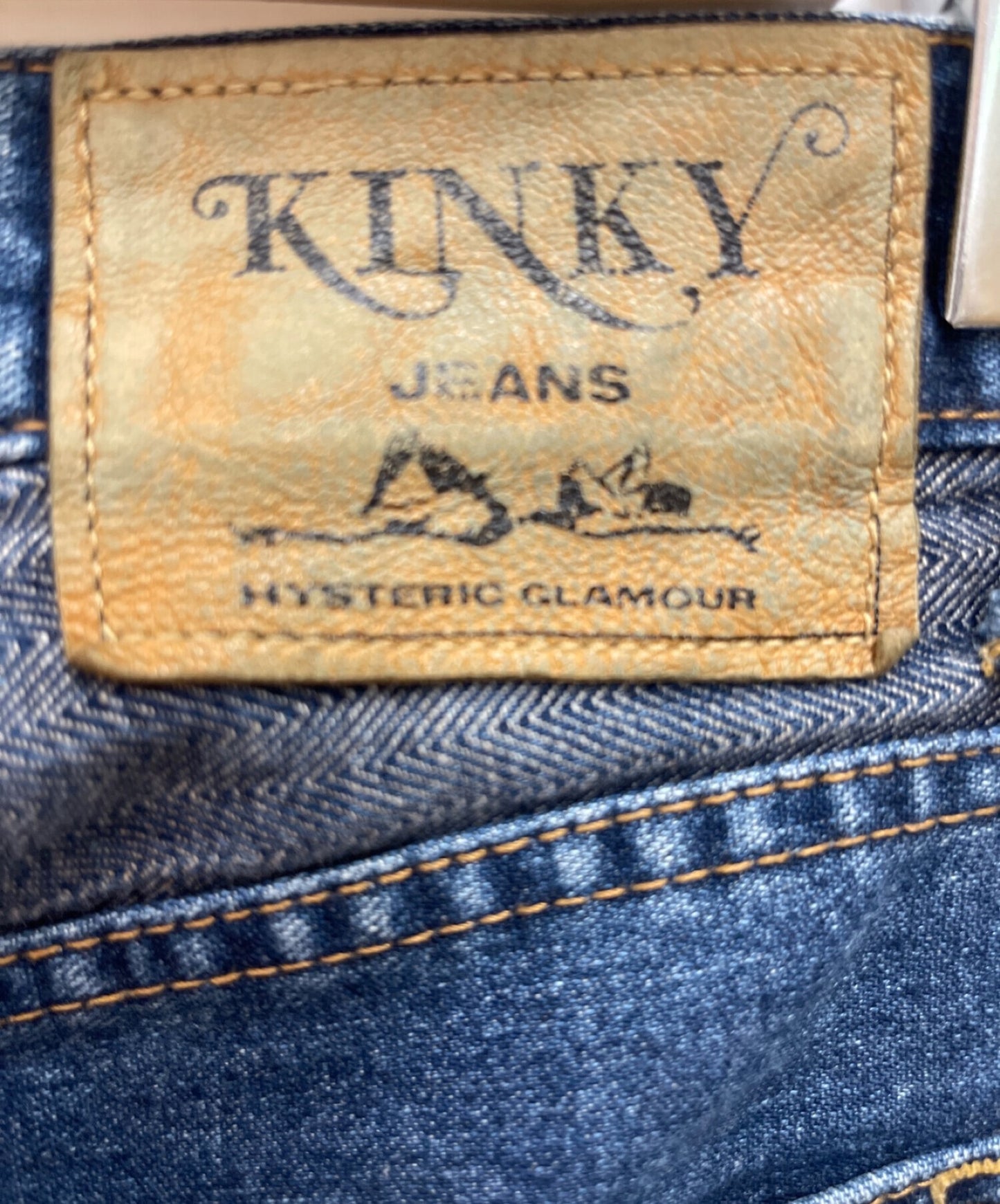 歇斯底里的魅力补丁牛仔裤2AP-9632