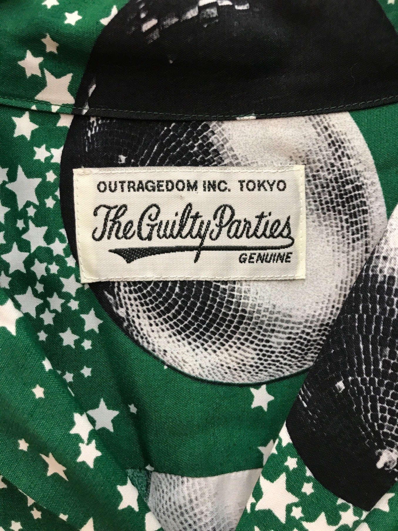 Wacko Maria Aloha衬衫总图案衬衫露天领衬衫