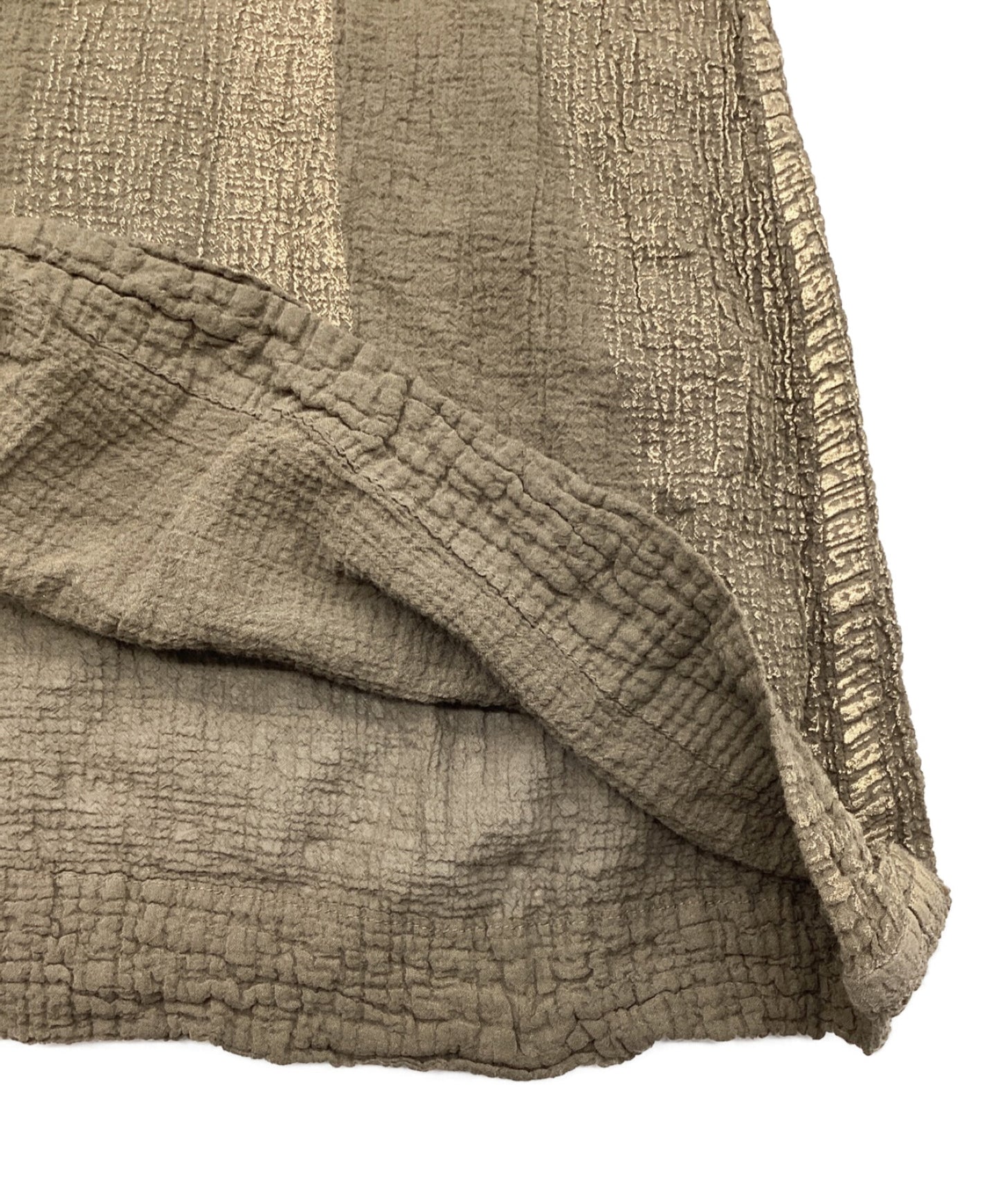 我issey miyake皱纹的一件式连衣裙mi24fh813