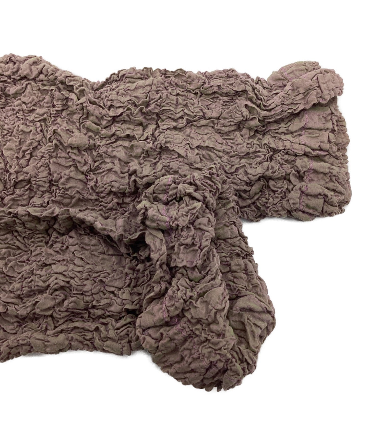 Me Issey Miyake皱纹外套,方格图案MI14FD471