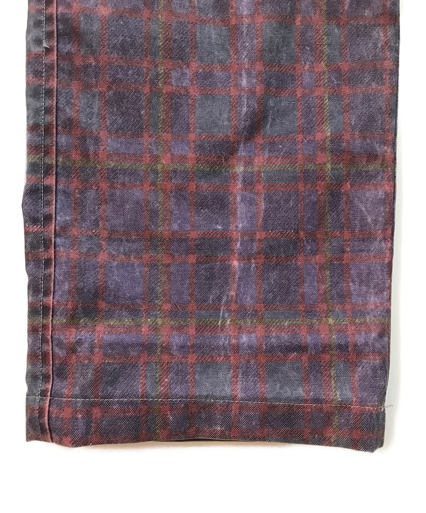 Comme des garcons homme nylon ตรวจสอบกางเกง HP 10013S