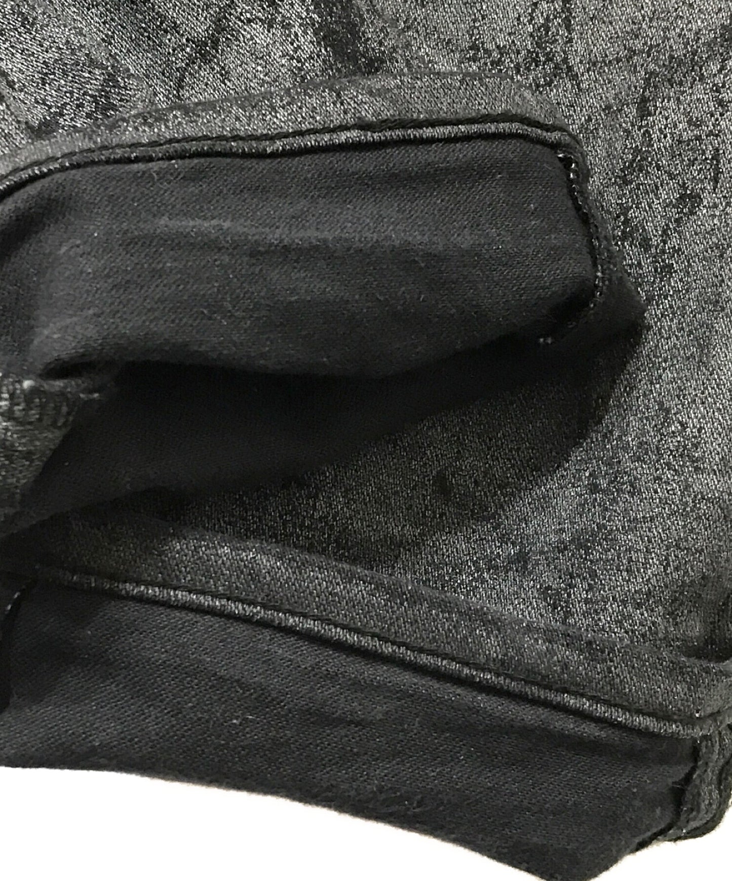 Hedi Slimane 코팅 된 스키니 데님 바지 7E3110910225의 디올 호모