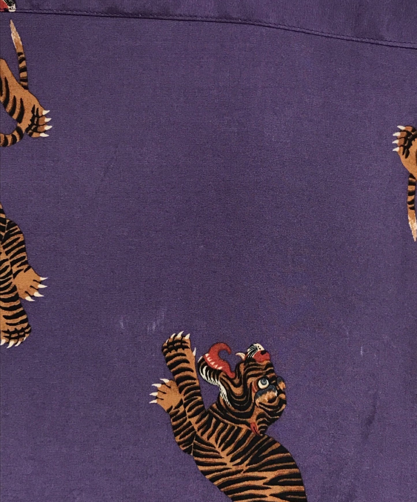 Wacko Maria Tiger 프린트 알로하 셔츠