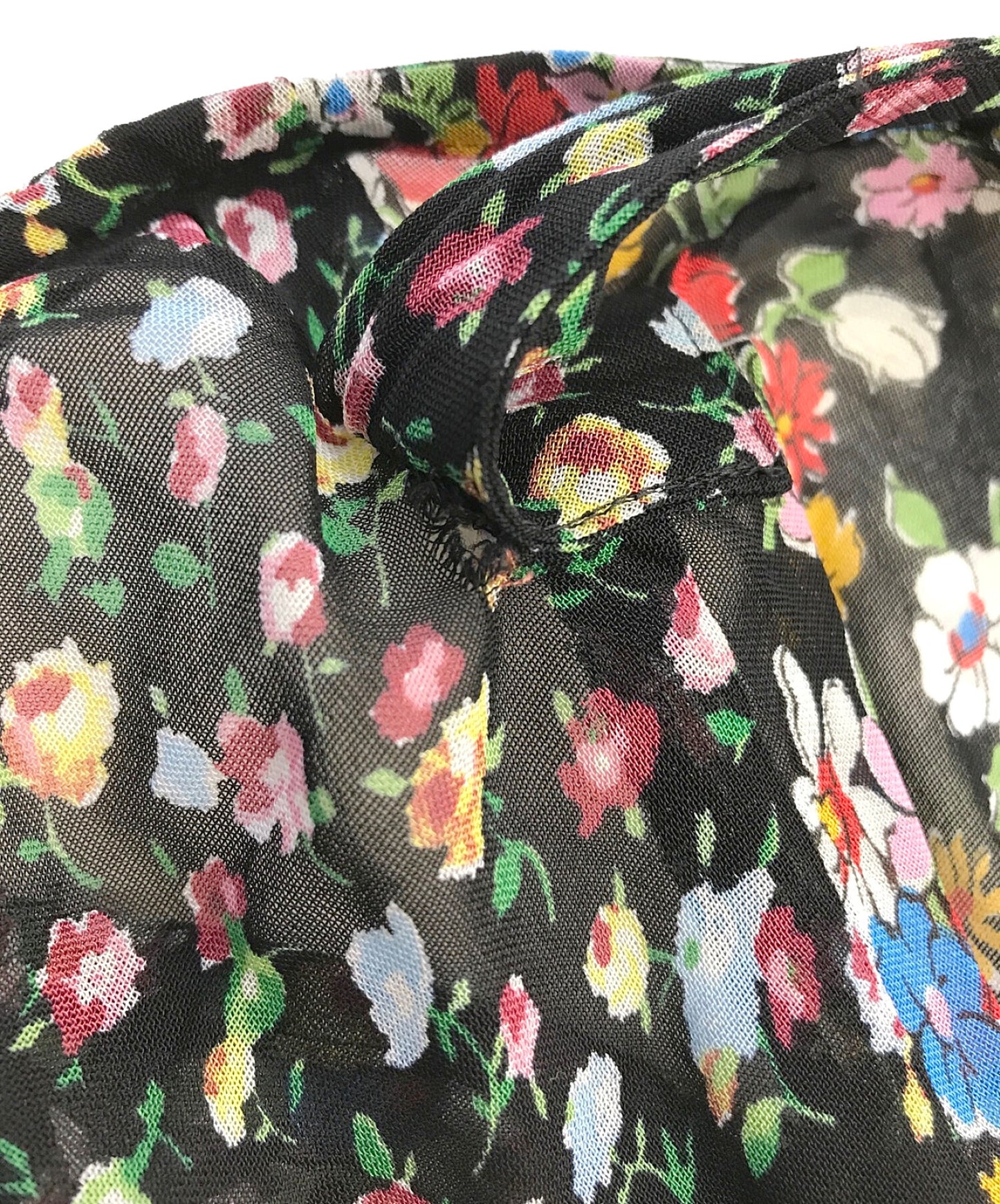 Tricot Comme Des Garcons Floral-Patterned Skirt TP-S044