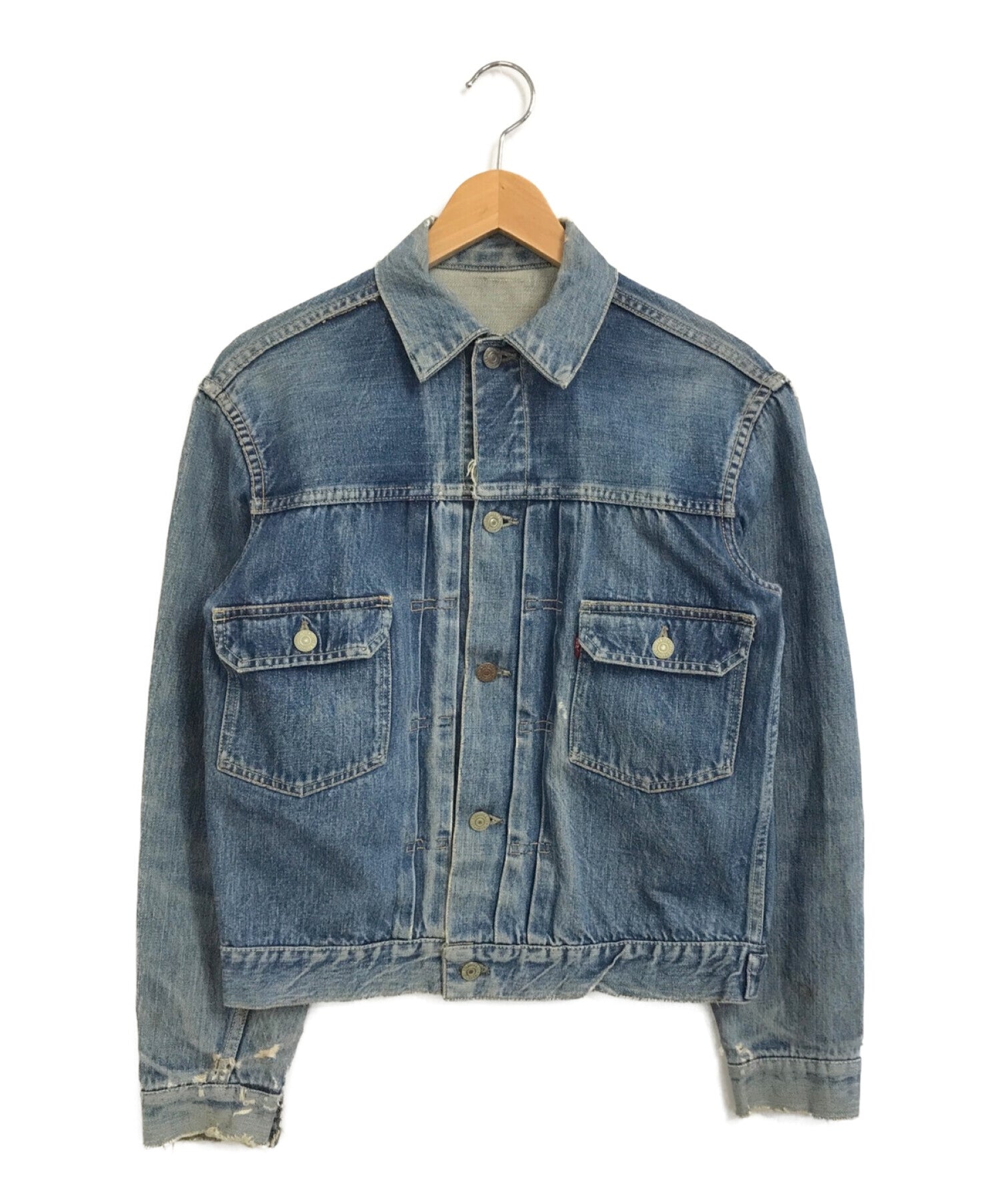 Levi的507xx 2nd Denim Jacket Big E，相等的V双面，按钮17 | Archive