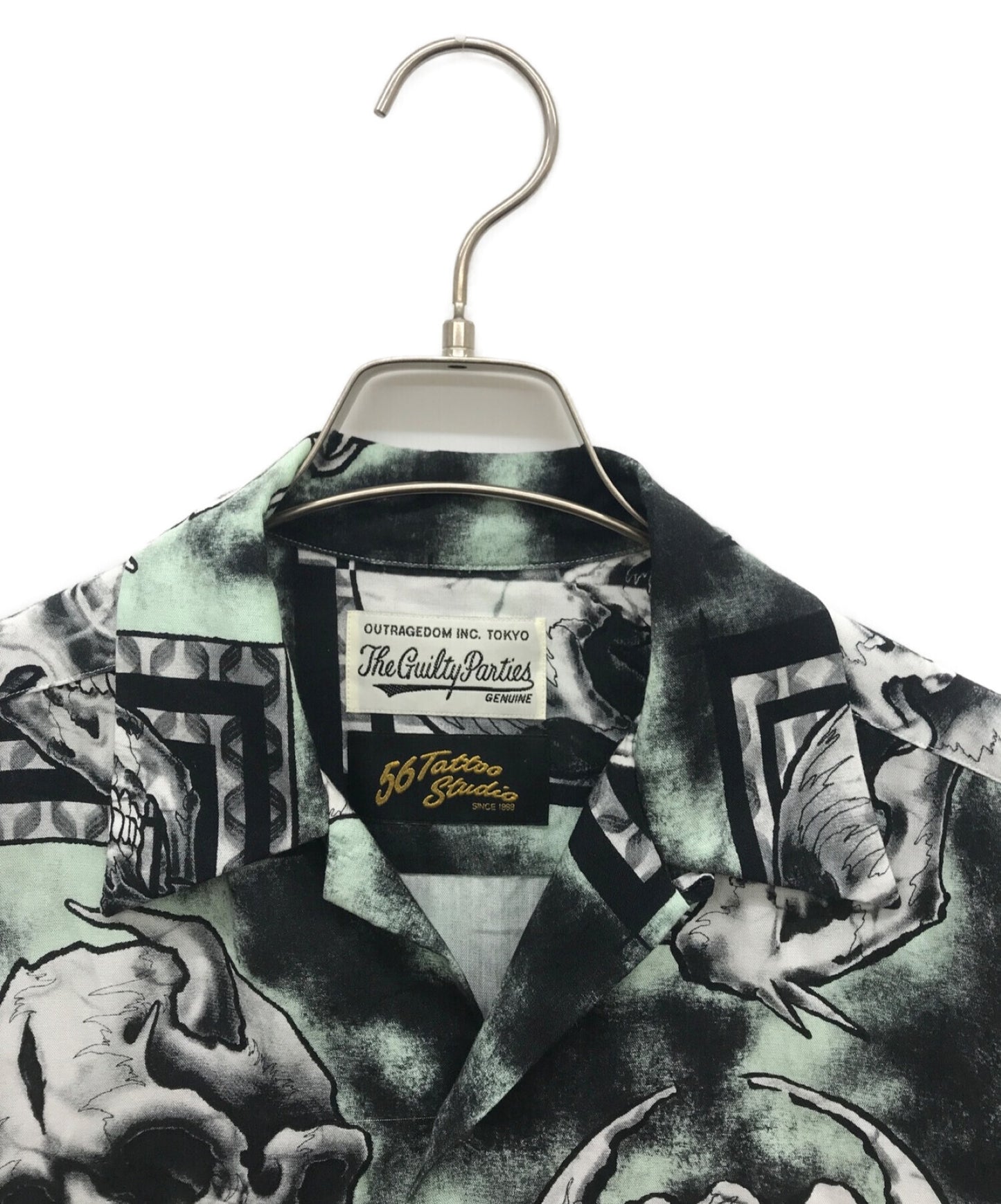 Wacko Maria Skull Aloha衬衫