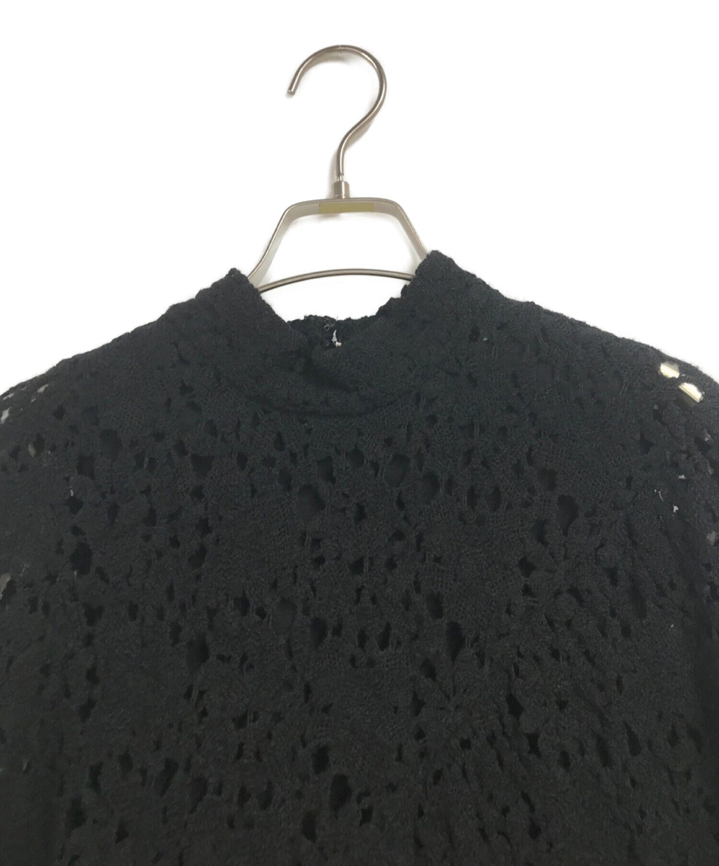 Comme des Garcons 누아르 컷 워크 니트 디자인 드레스 AO-05027M