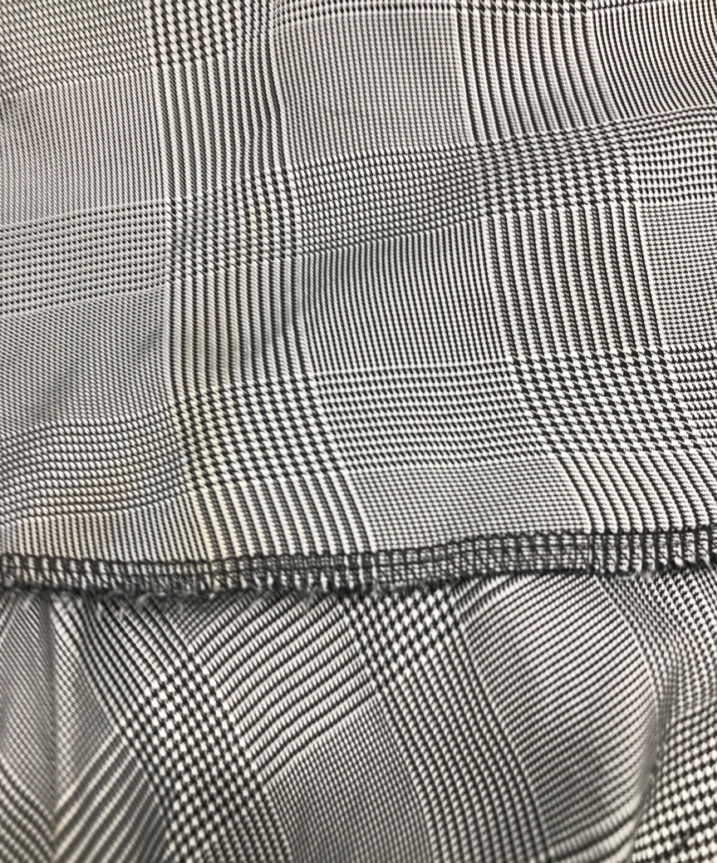 黑色COMME DES GARCONS最大长度荷叶边裙子1I-S006