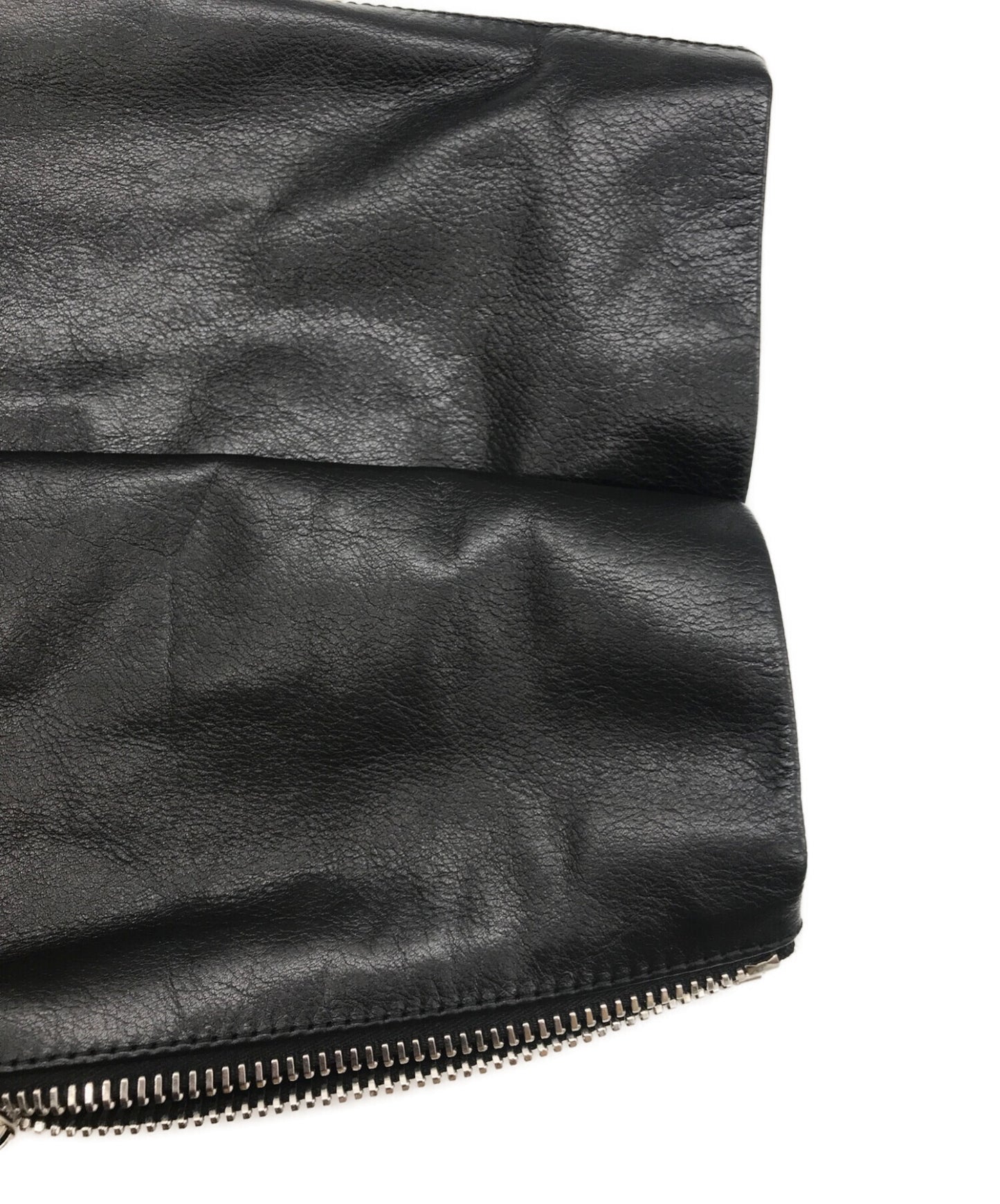 지방시 가죽 크롭 바이커 재킷 BW00DY610U