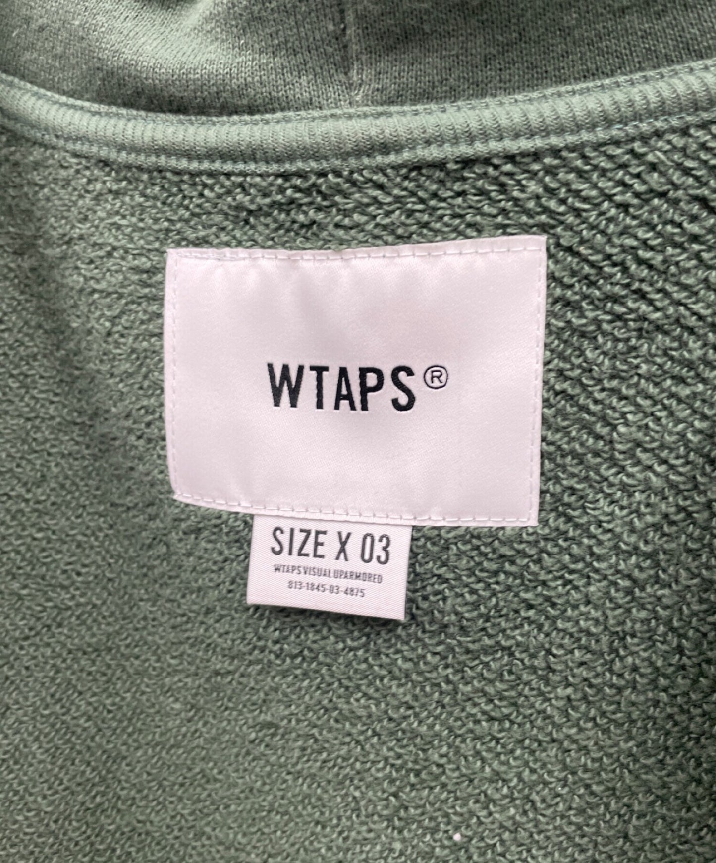 WTAPS ZIP HOUDIE / ALL ZIP连帽衫221ATDT-CSM10
