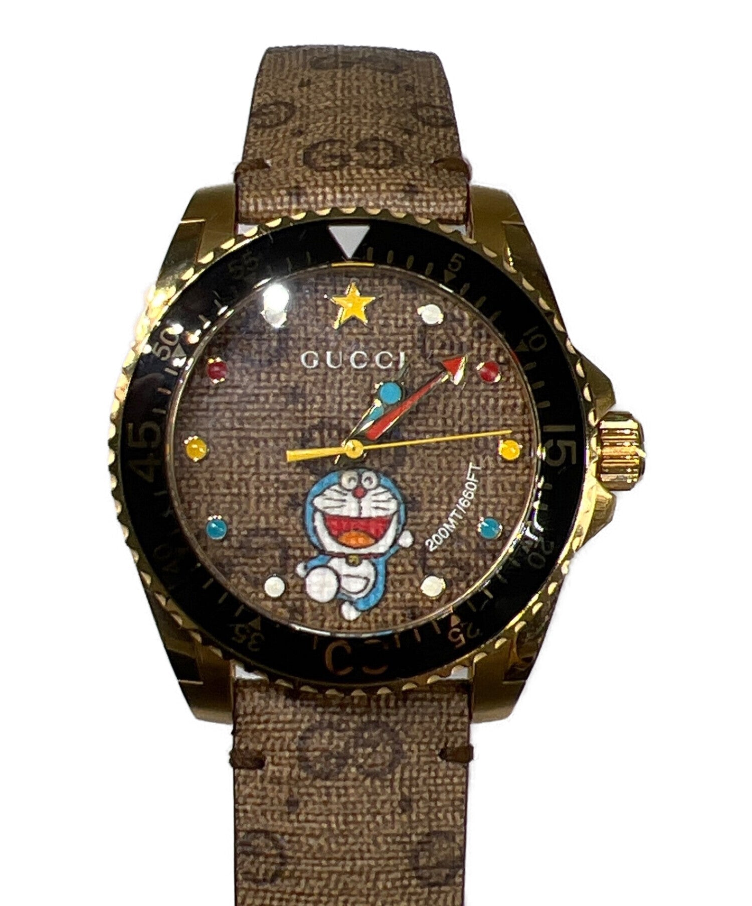 Gucci doraemon watch new arrivals