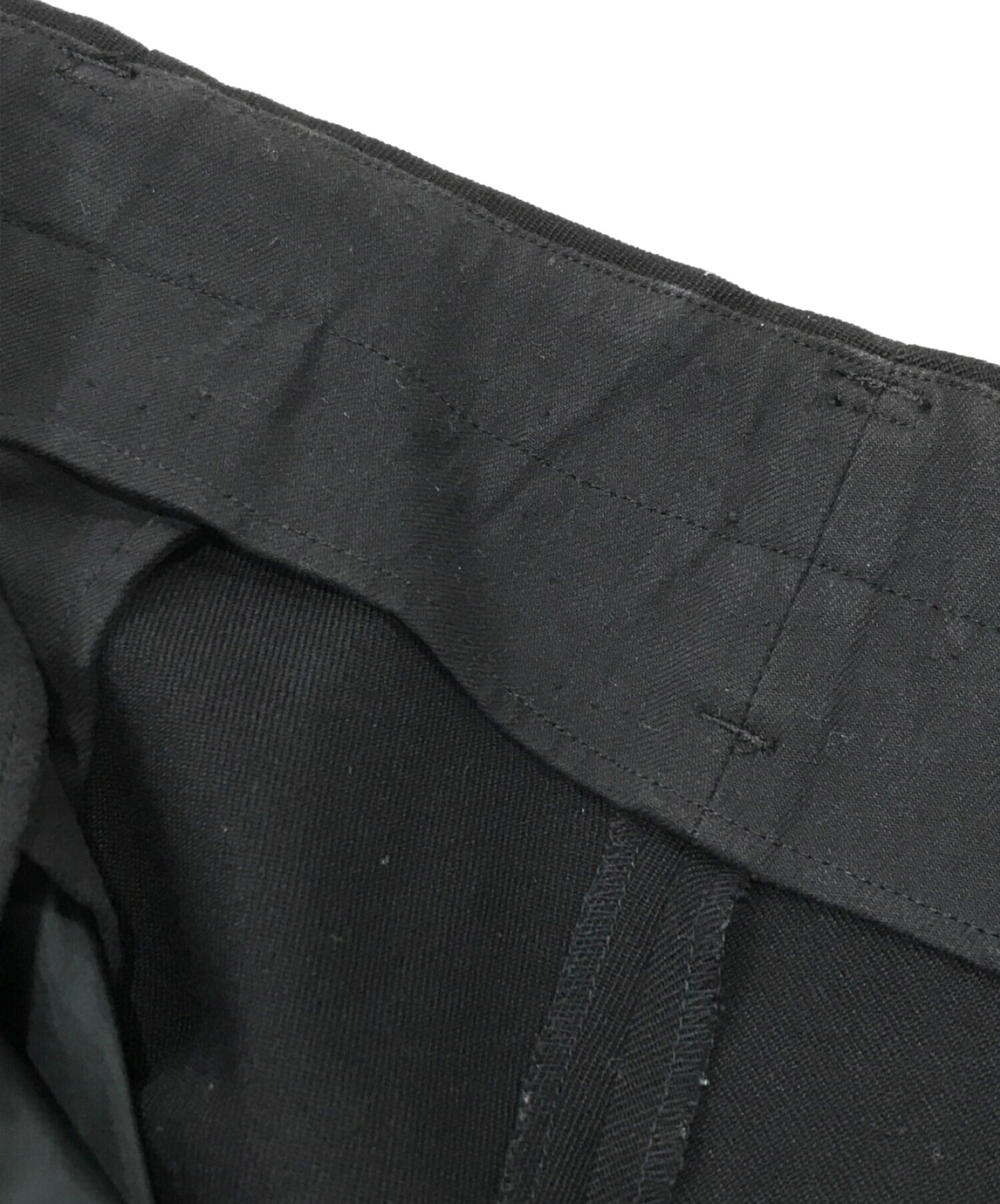 yohji yamamoto pour homme 19aw 프론트 벨트 수집 바지 hc-p16-105