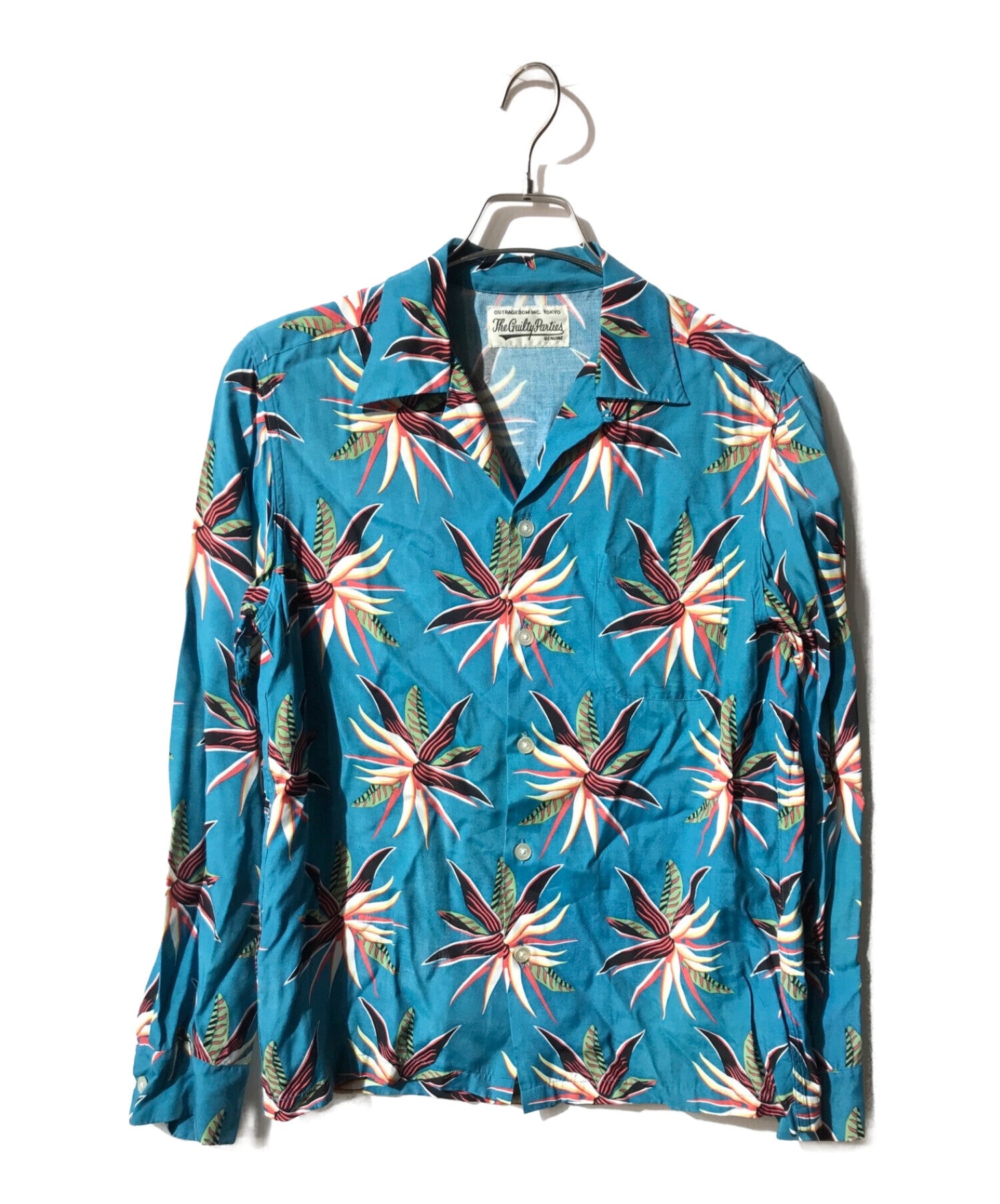 WACKO MARIA LS TROPICAL FLOWER ALOHA SHIRTS