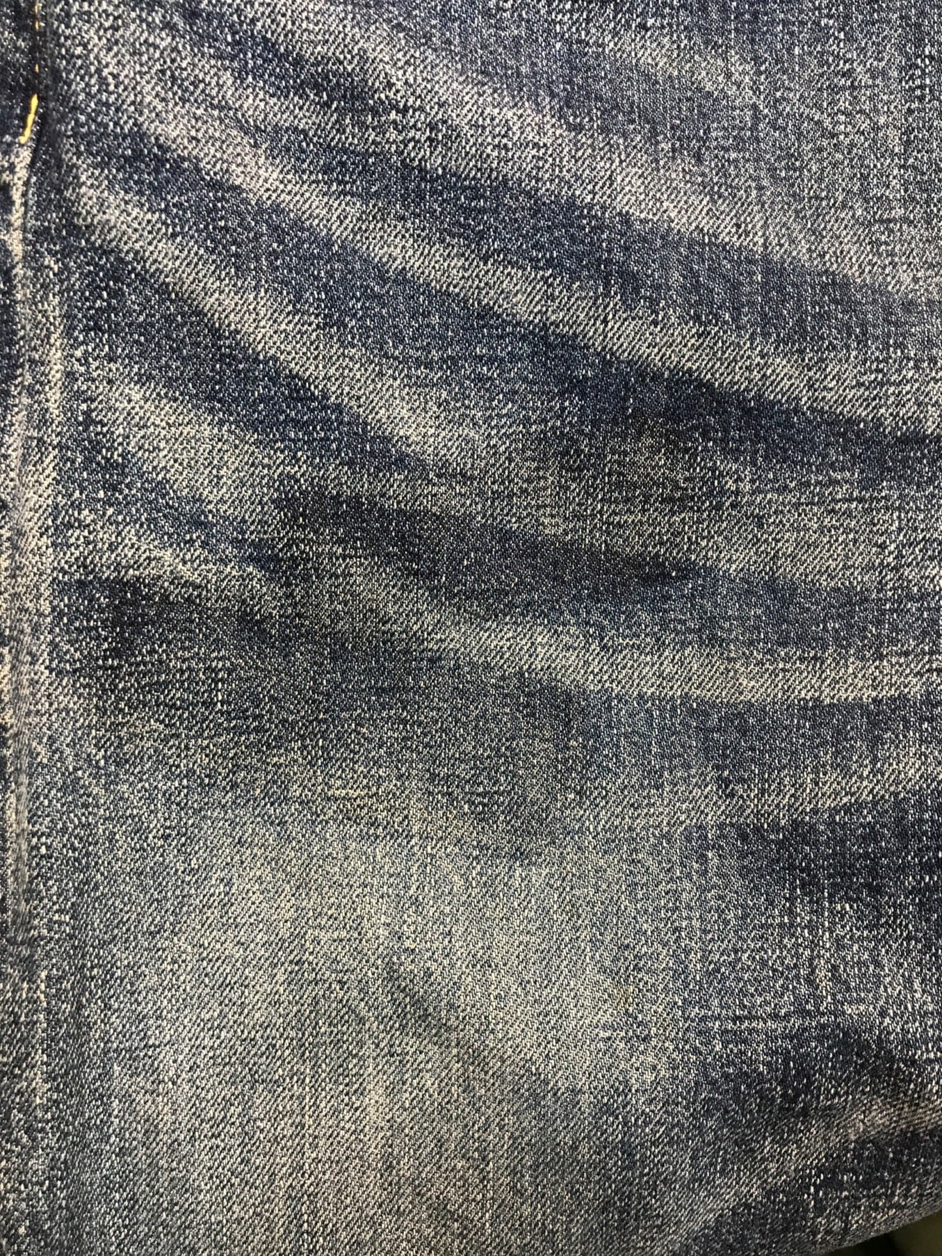 歇斯底里的魅力補丁牛仔布褲