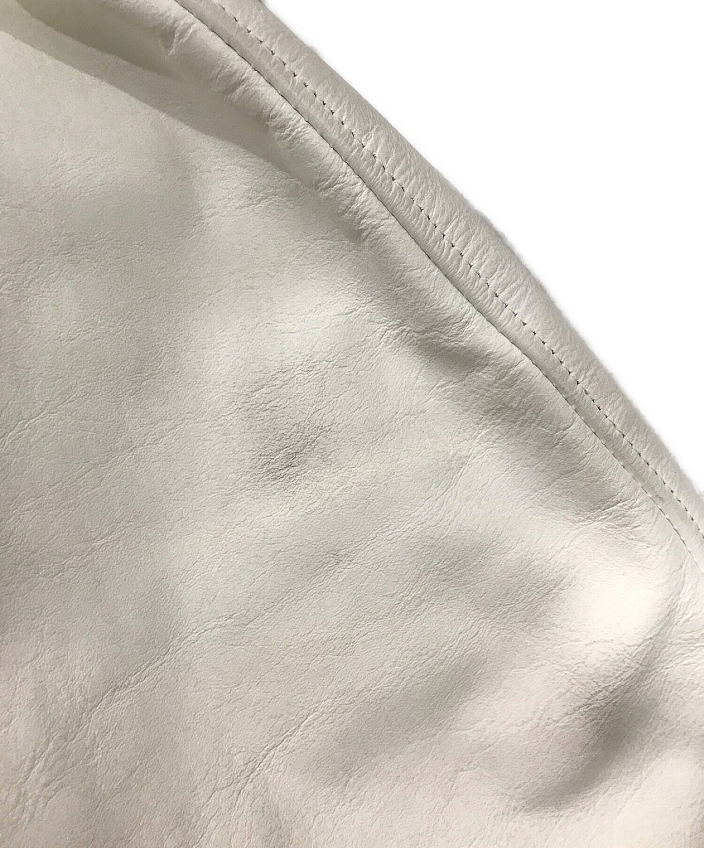 오래된 Stussy 25 주년 가죽 소매 대표팀 재킷