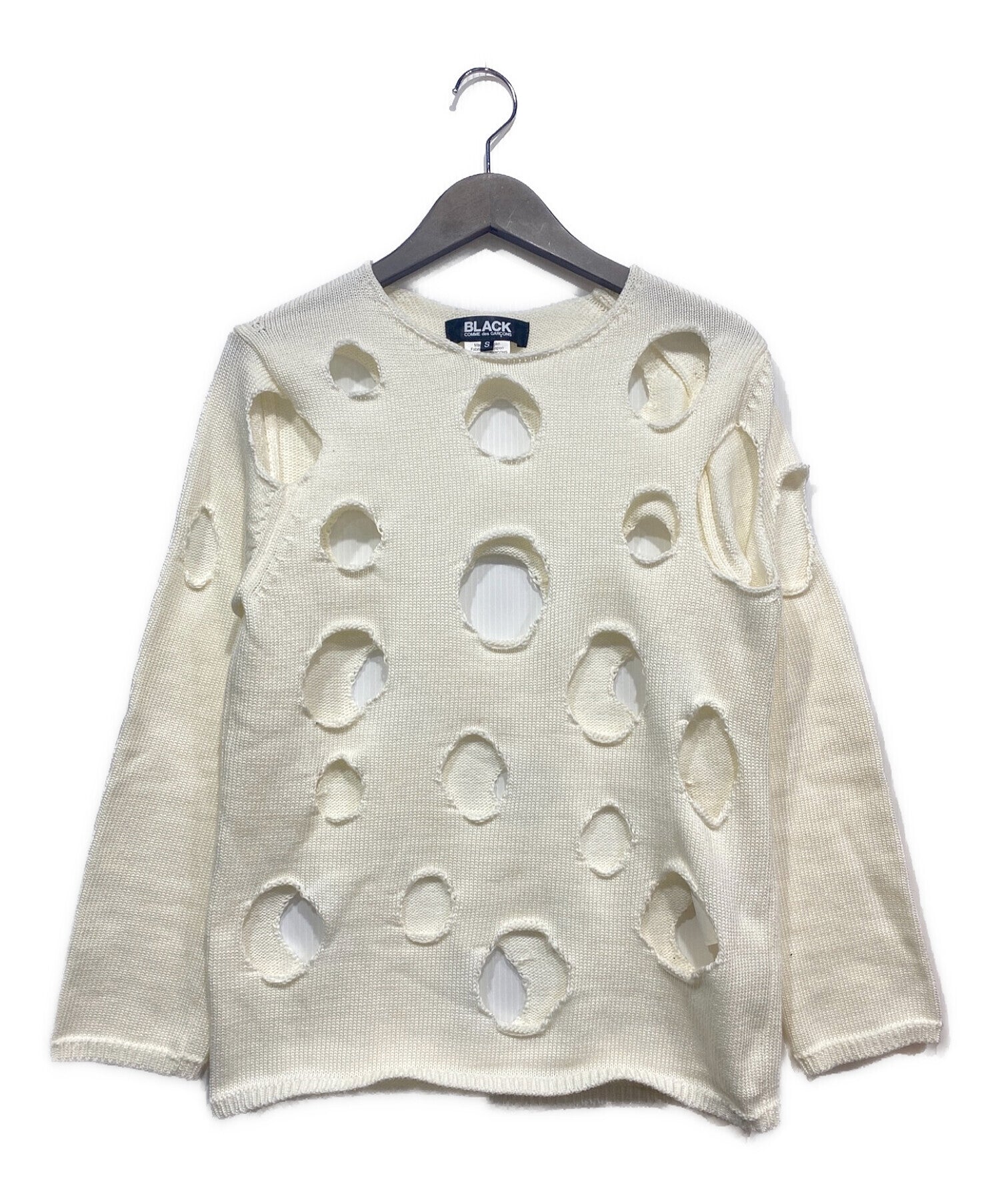 comme des garcons archive穴あき　ニット　17 comme des garcons archive穴あき ニット 17 comme des garcons