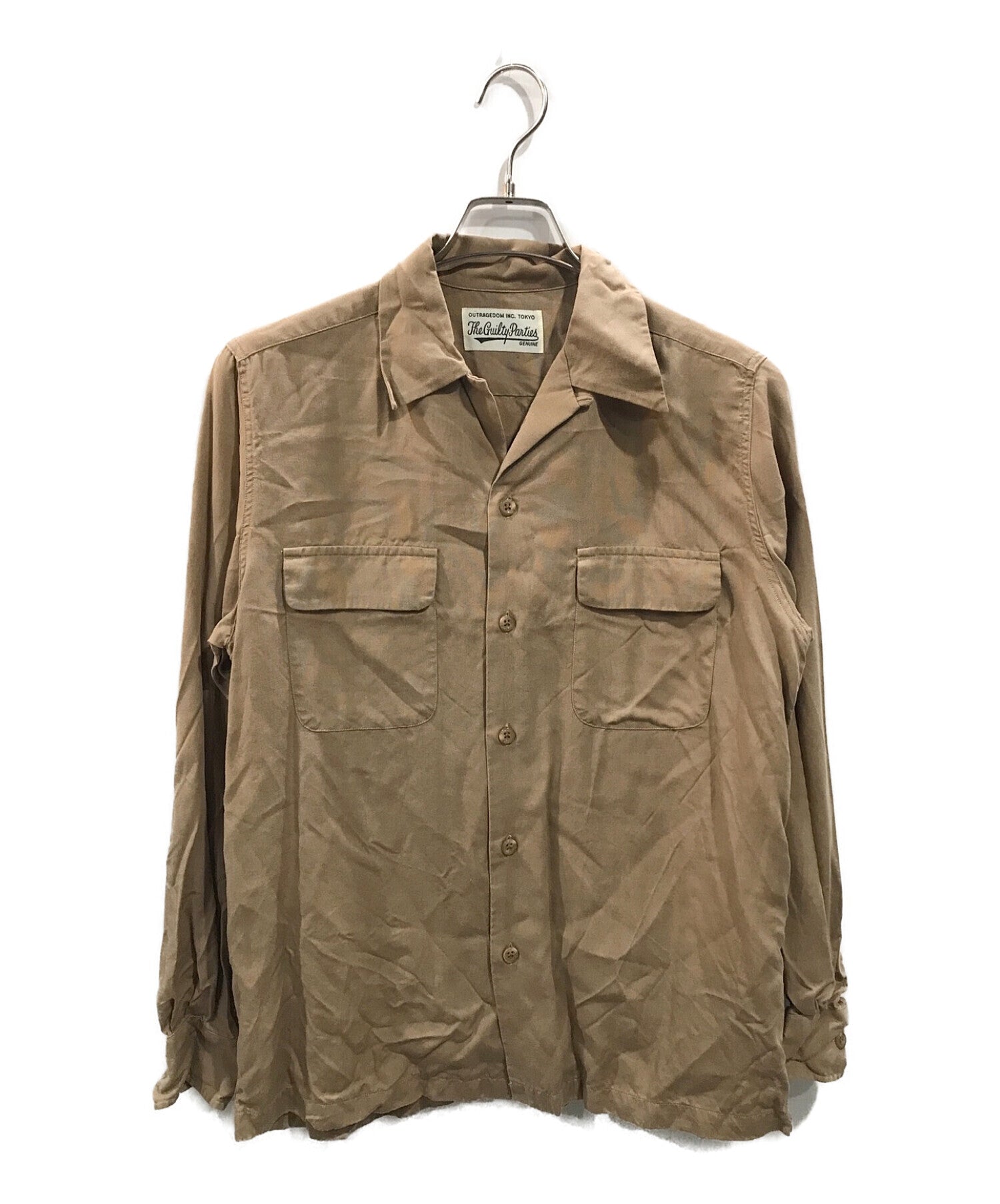 WACKO MARIA 50s lyocell open collar shirt | Archive Factory