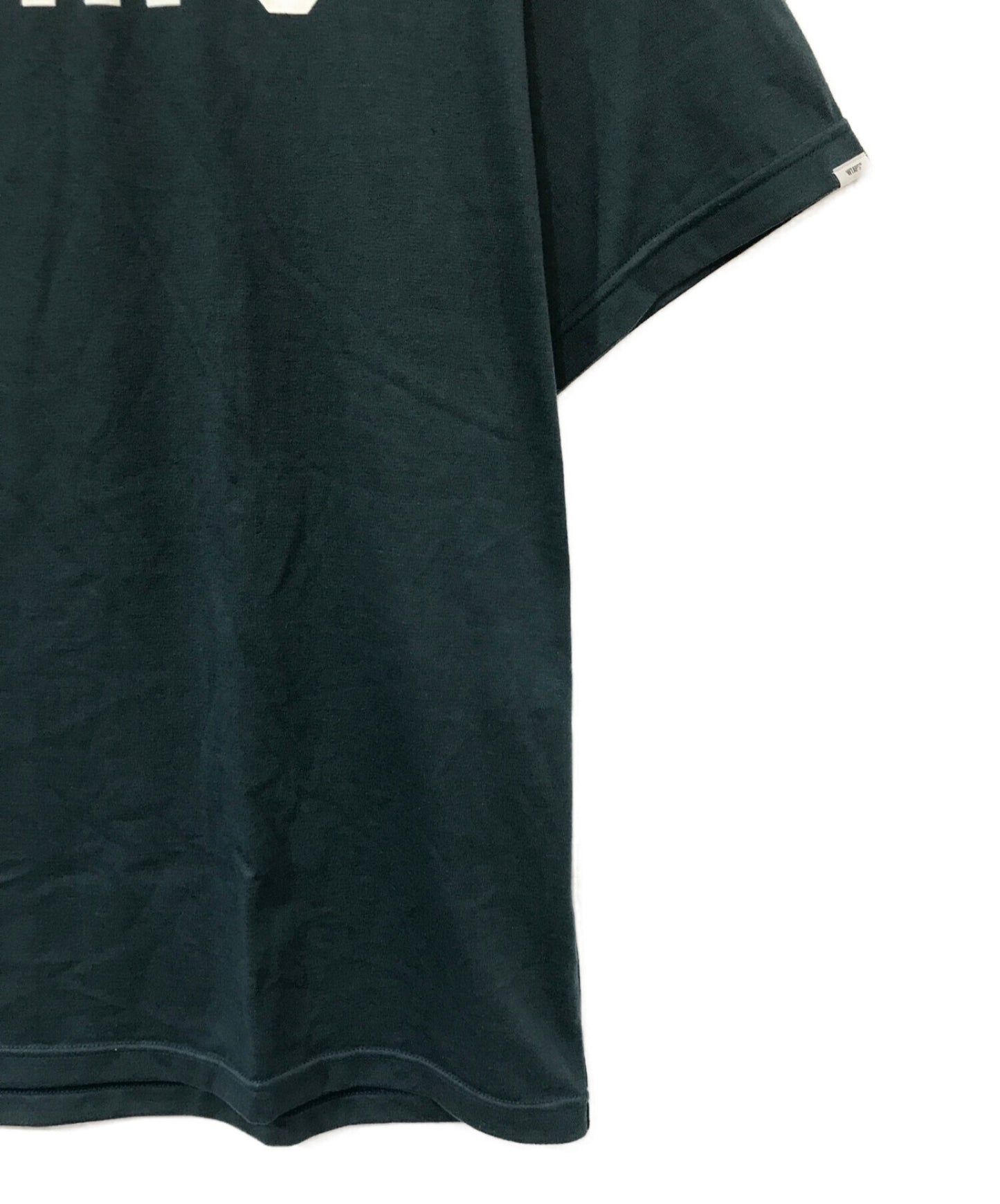 WTAPS 로고 프린트 티셔츠 221ATDT-CSM17