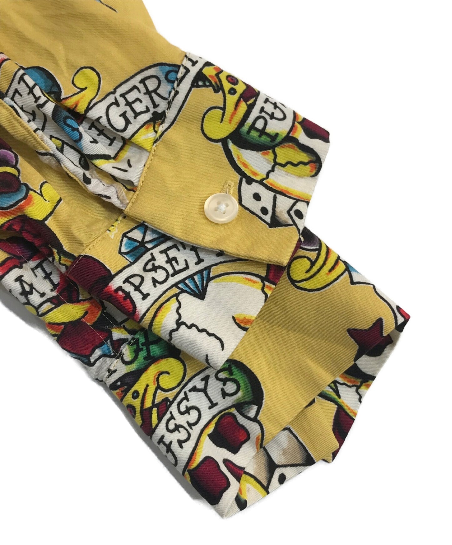 Wacko Maria队长头骨开放式衣领衬衫