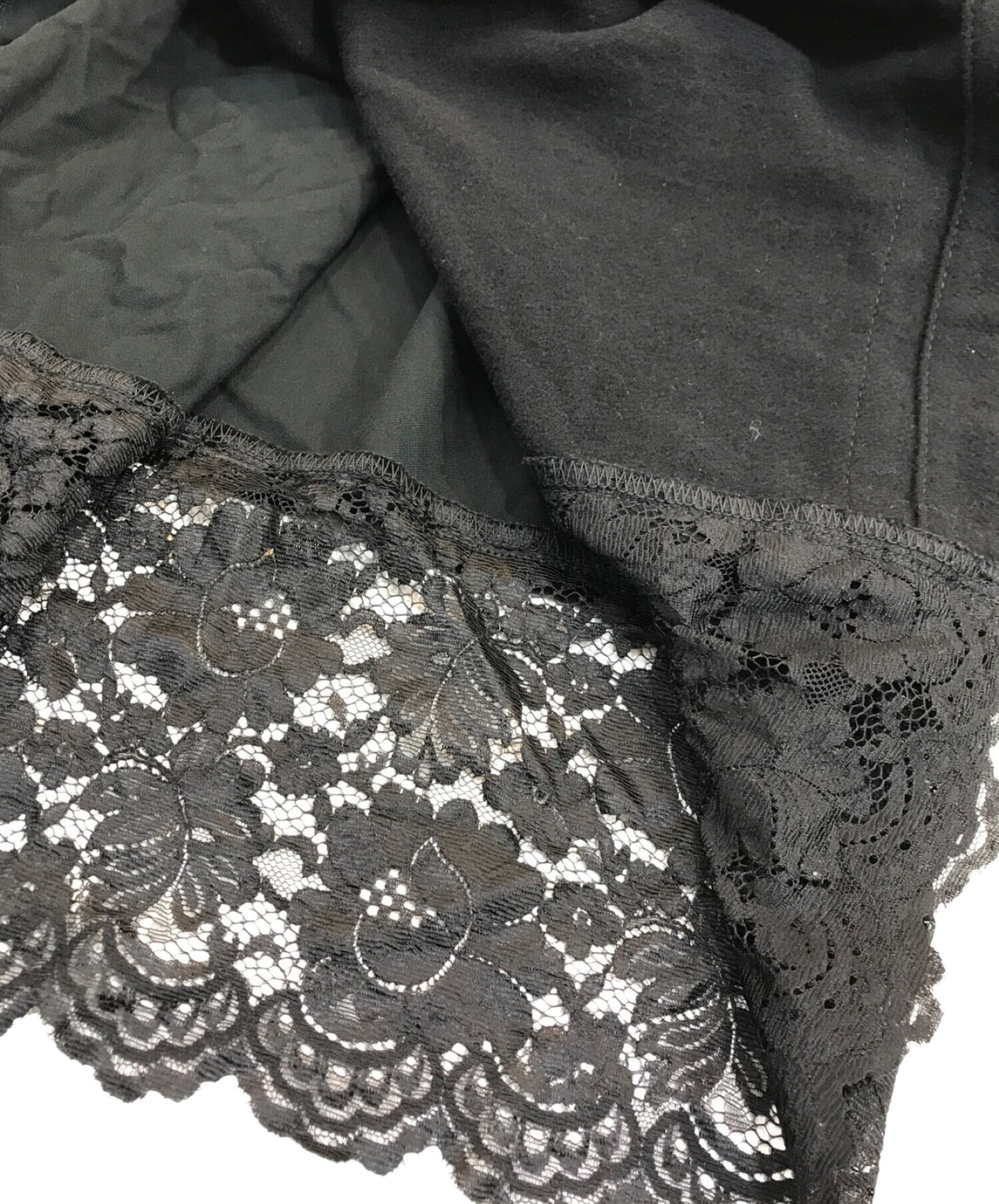 tao comme des garcons蕾丝切换疯狂图案裙3F-S024