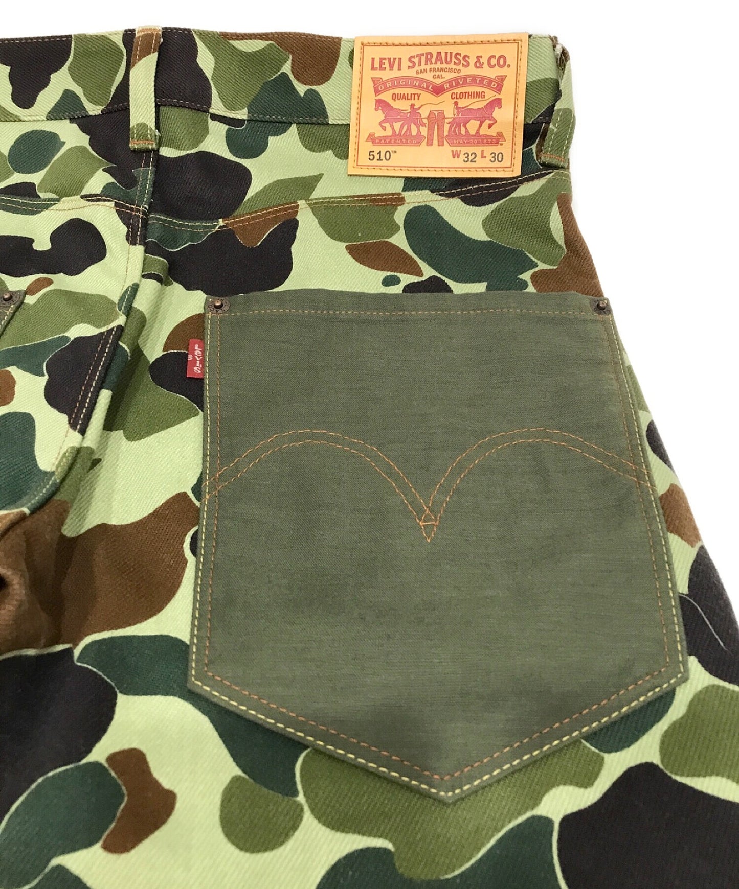 Junya Watanabe Comme des Garcons Man×Levi's Camo Print 5 Pocket Pants WC-P208