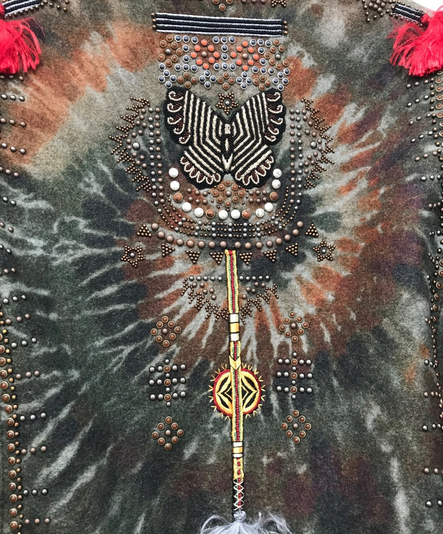 Valentino Butterfly Bead Embroidered Wool Melton Jacket LV0CI0723UD