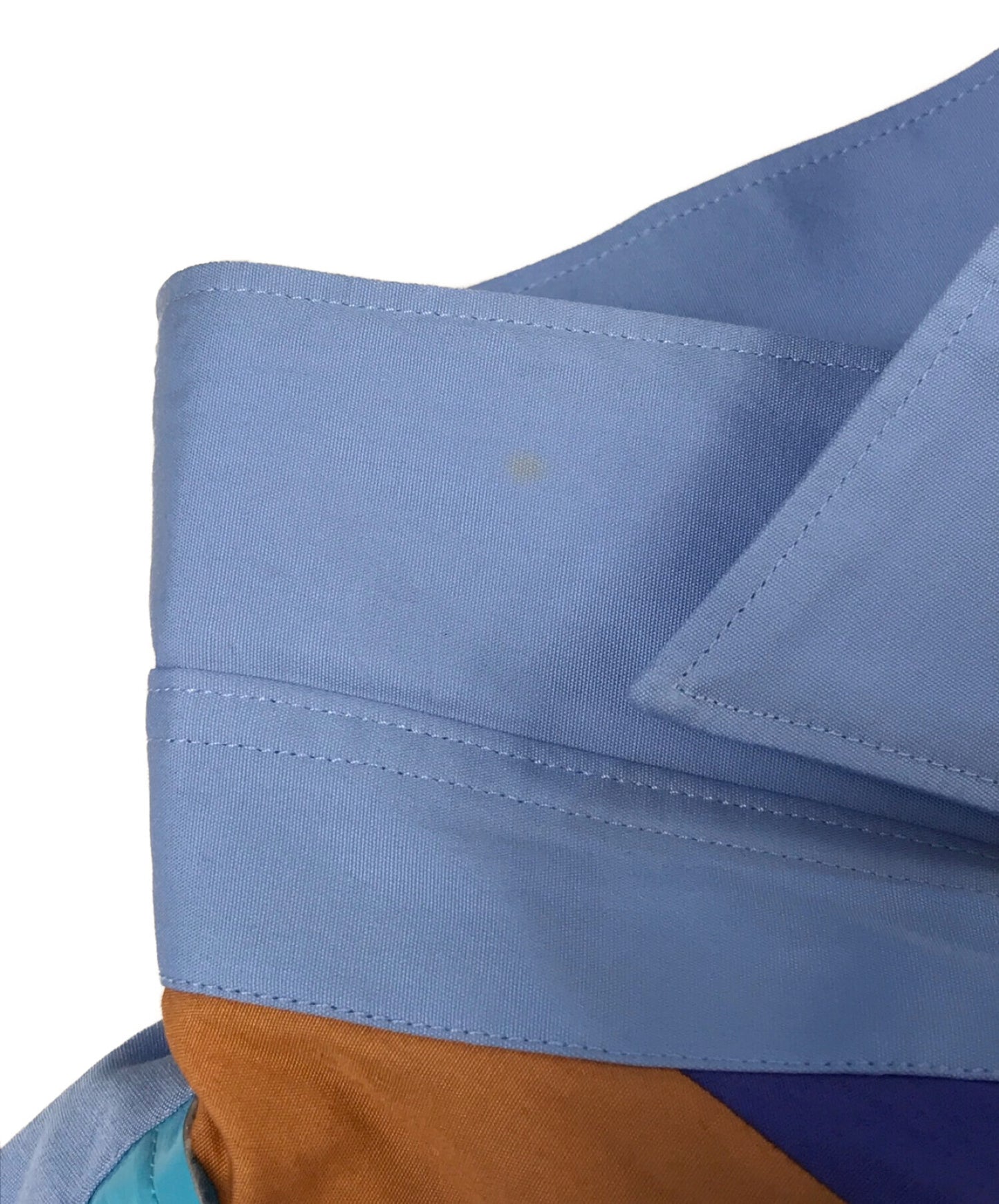 Comme des Garcons 셔츠 PU 컬러 멀티 컬러 블록 셔츠 S28021