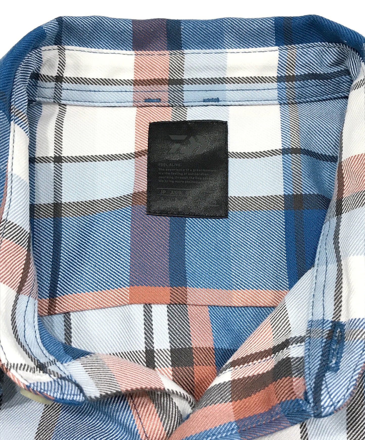 Daiwa Pier39 기술 작업 셔츠 플란넬 격자 무늬 Be-88022