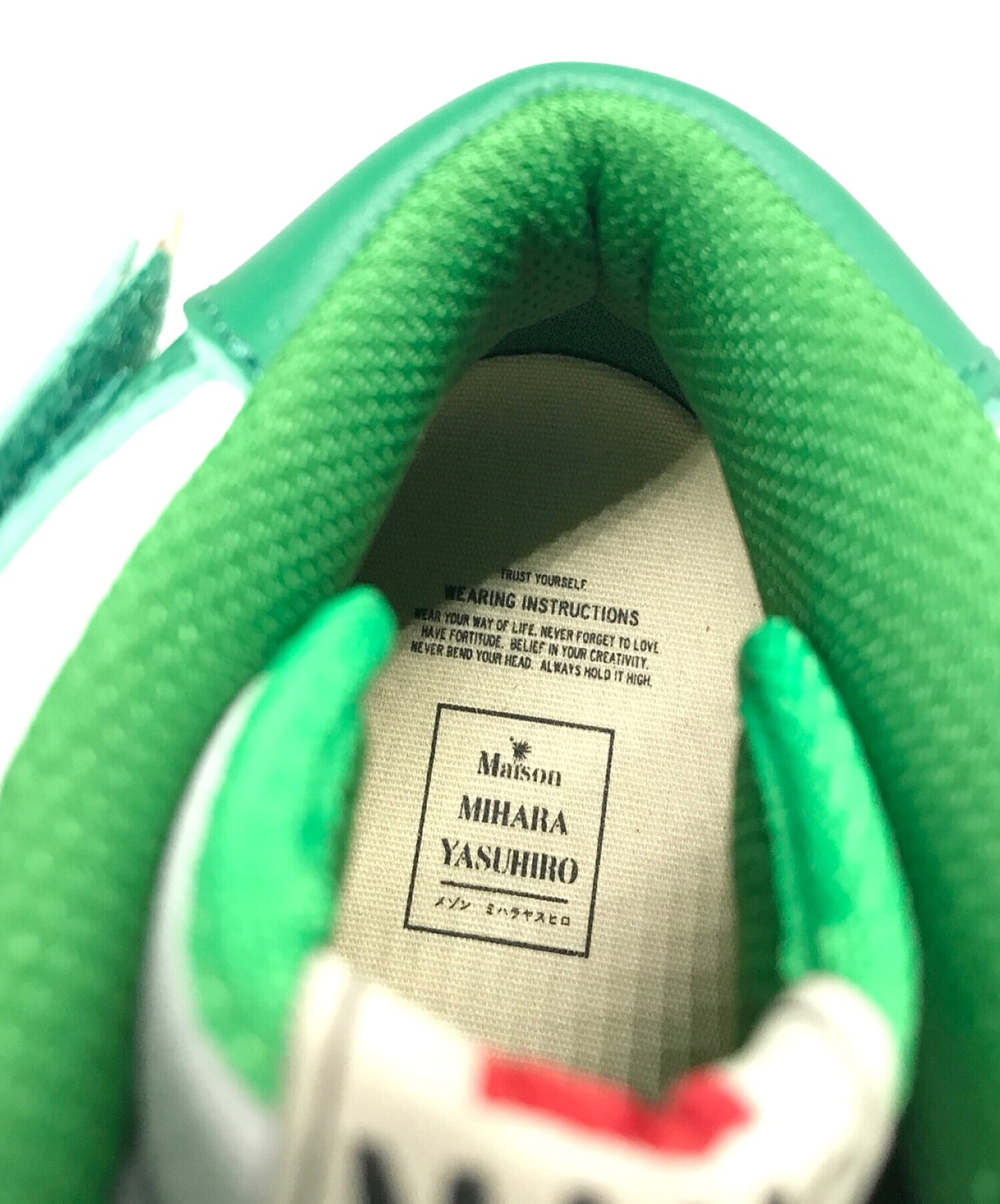 Maison Mihara Yasuhiro Wayne High Leather Wayne 가죽 가죽 하이 컷 운동화 A09FW729