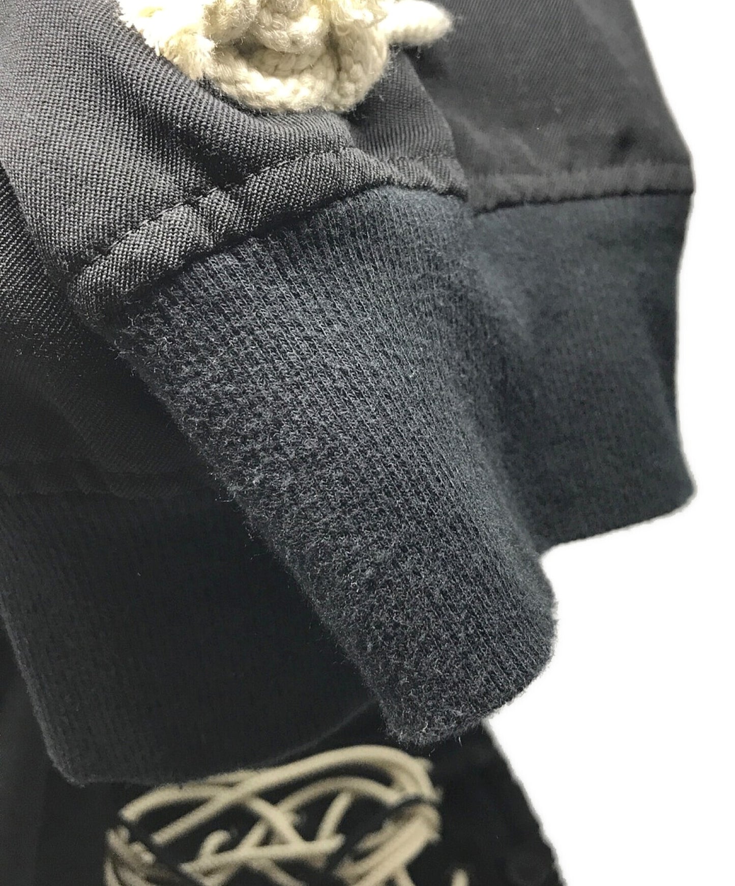 yohji yamamoto pour homme 더블 스트링 오프닝 레이스 업 바지 hd-p56-100