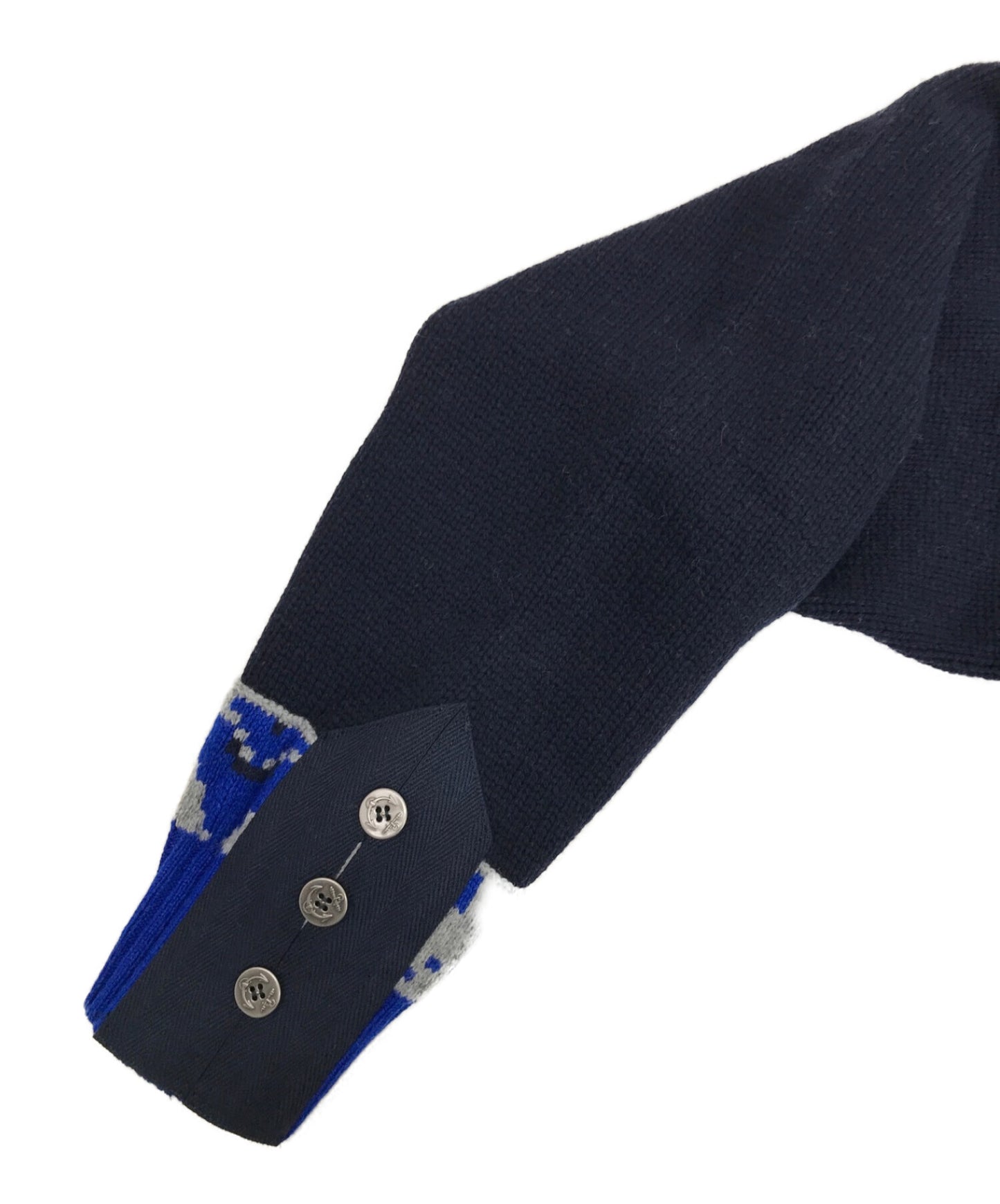 Sacai 19AW花纹刺绣编织19-02098M