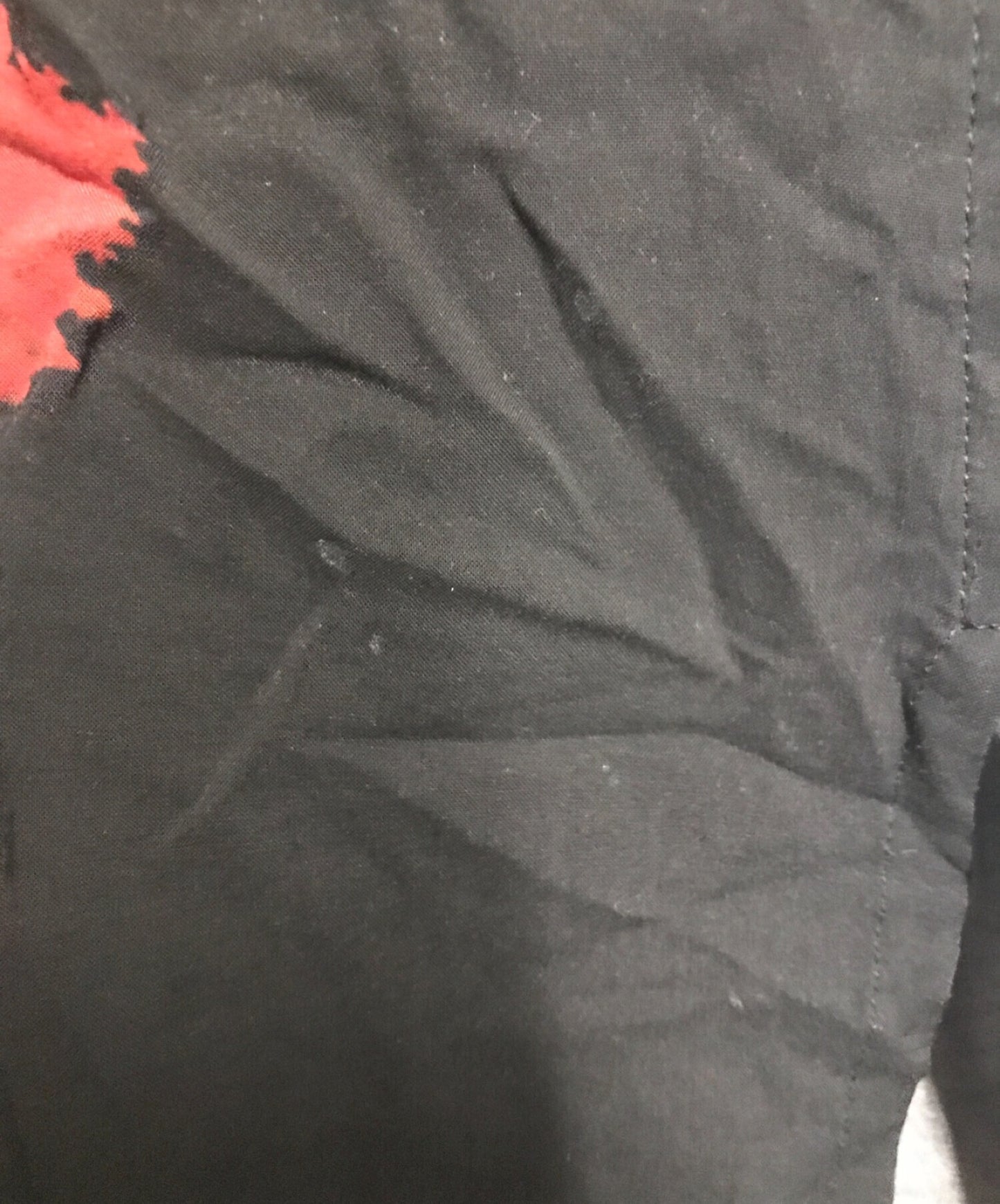 yohji yamamoto 혈액 염색 고양이 프린트 긴 셔츠 hv-b50-215