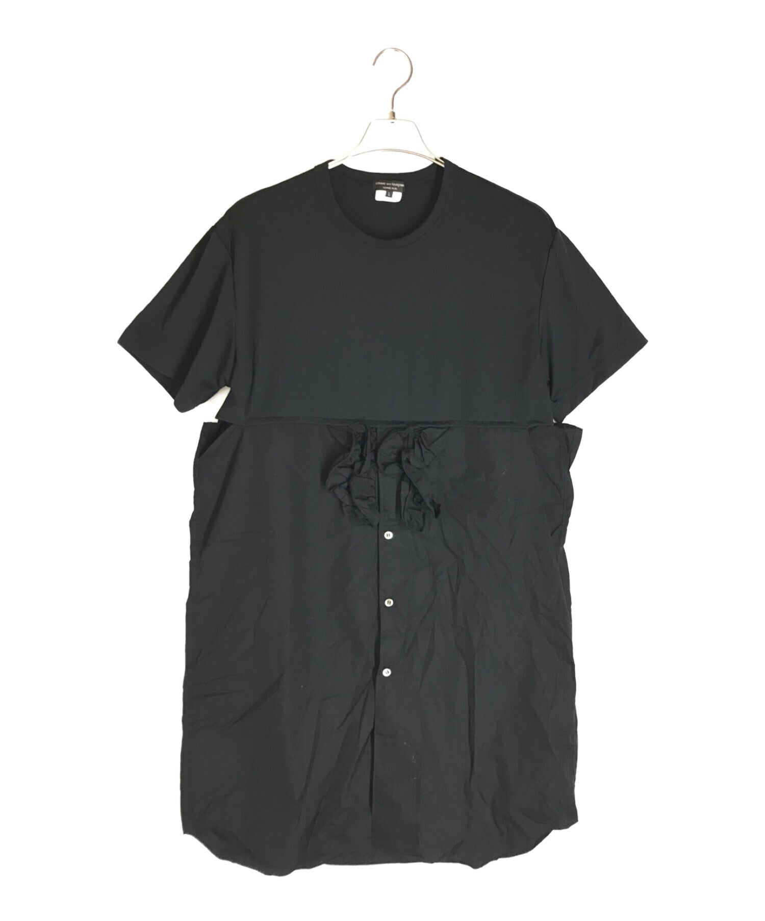 COMME des GARCONS Homme Plus Shirt-switched dress Cut-and-sewn