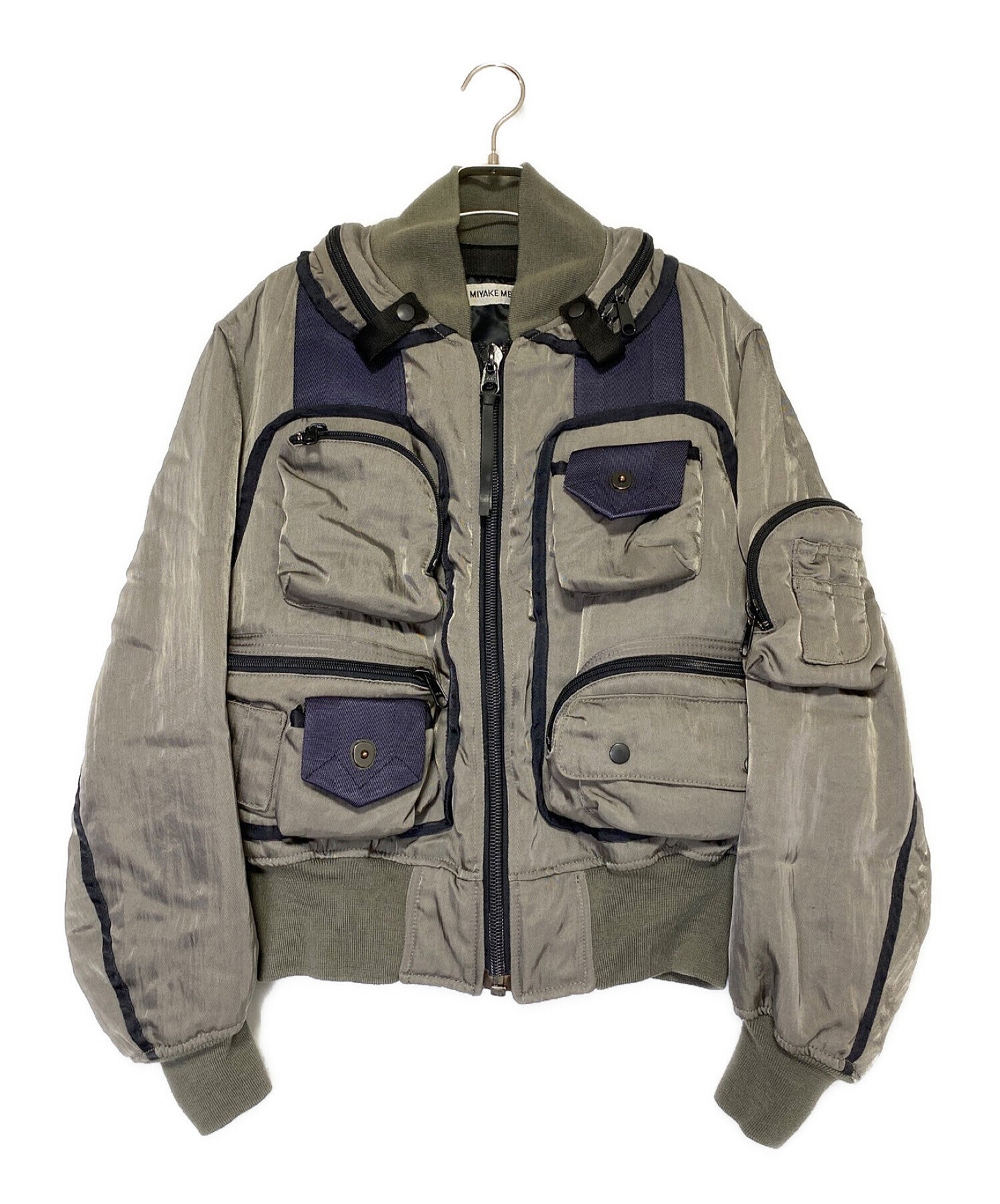 Pre-owned] ISSEY MIYAKE MEN 96AW Parachute Cargo Bomber Jacket