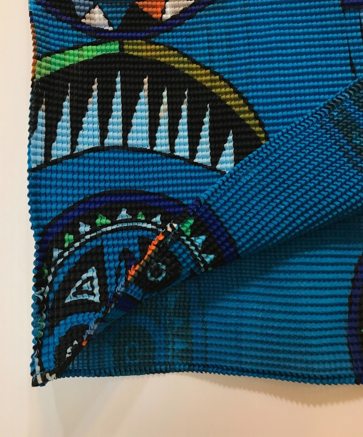 Me issey Miyake Transfer Waffle pleated上衣MI53FK377