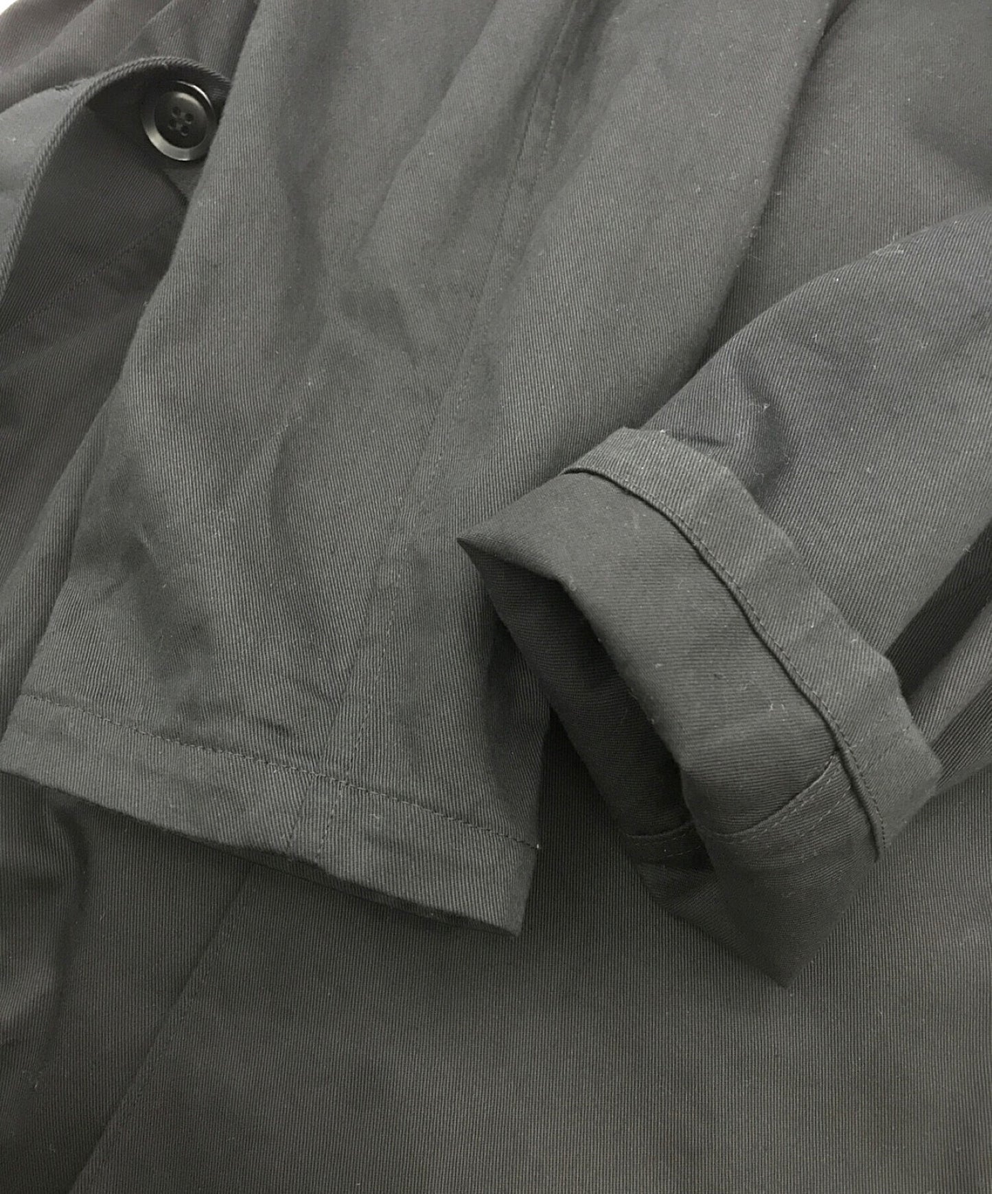 Y 's Cotton Twill Collar Asymme Box Pocket Coat YX-C81-002