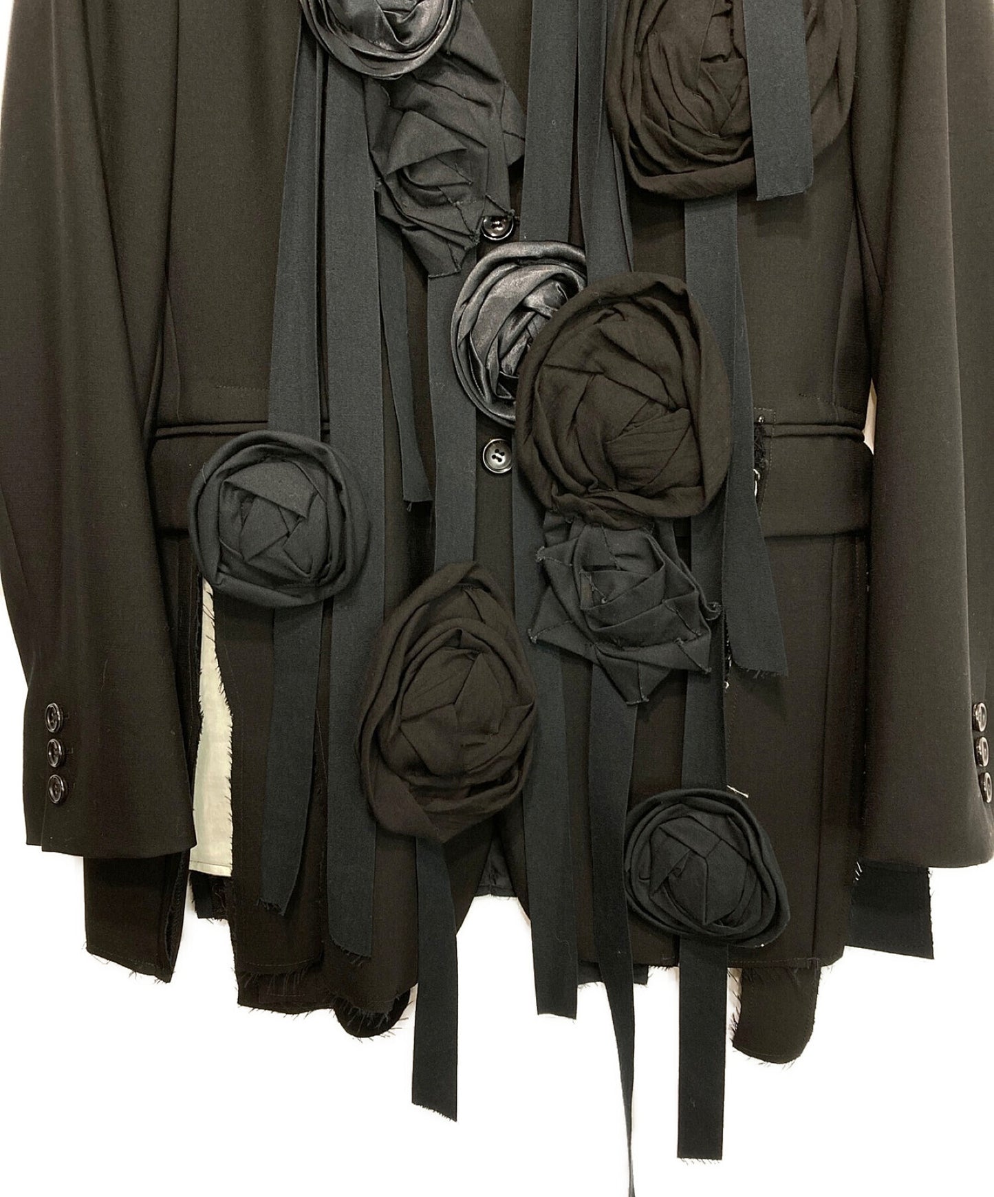 Comme des Garcons玫瑰和血液裝飾夾克GO-J002