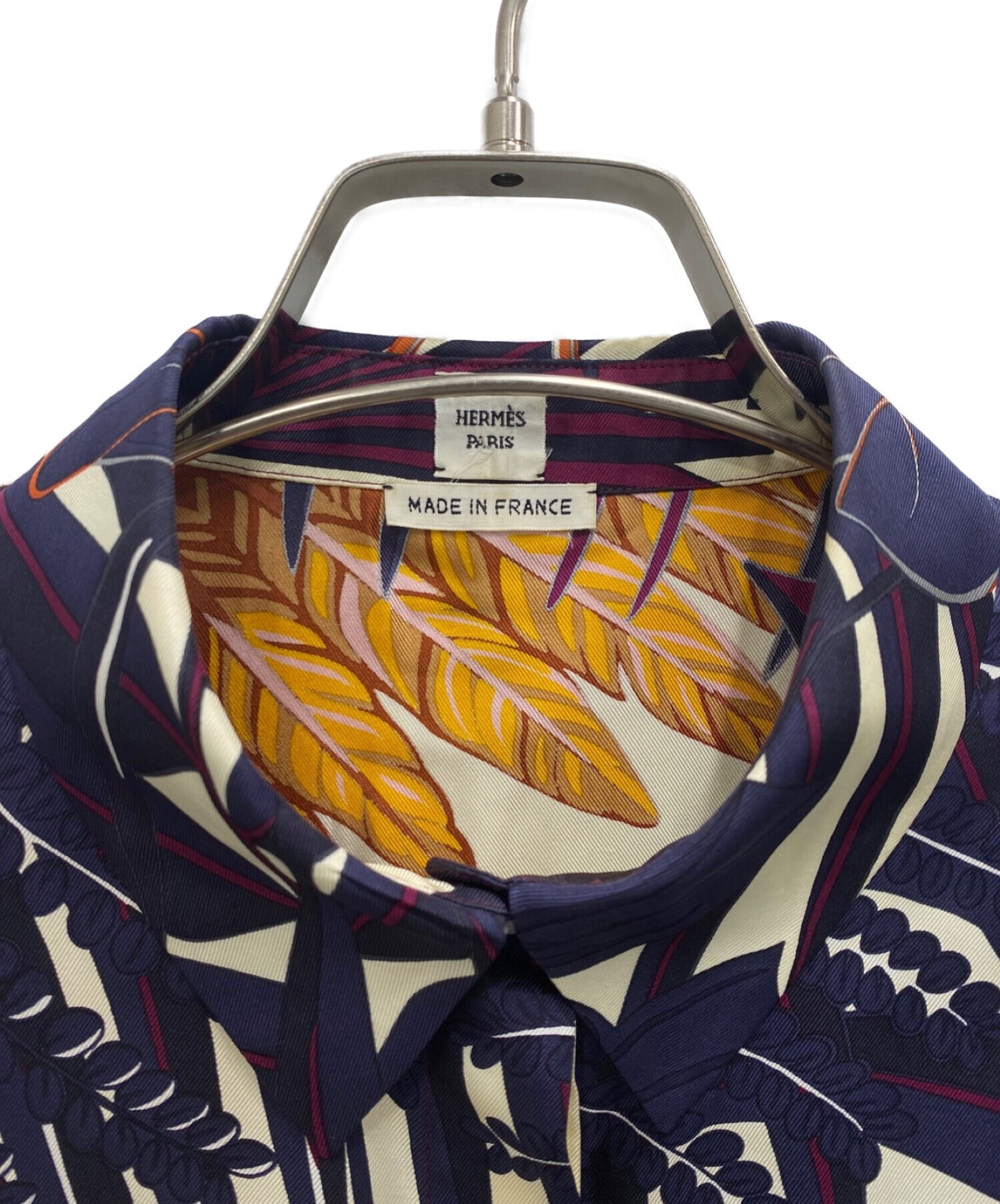 เสื้อเชิ้ต Hermes Carre Sleveless 100% ผ้าไหม